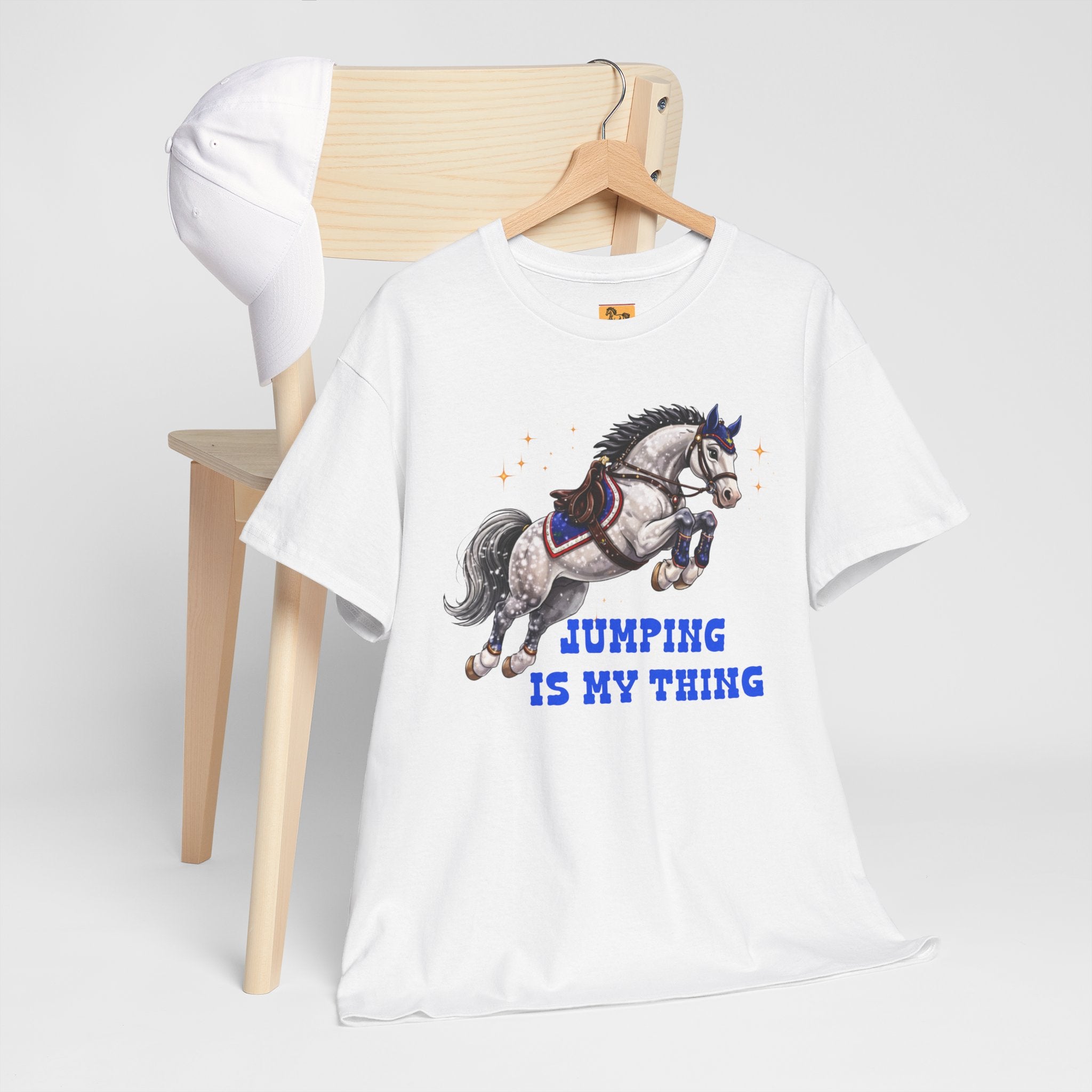 Jumping Is My Thing Equestrian Show Jumping T-Shirt Horse Pony ShowJump Graphic Tee