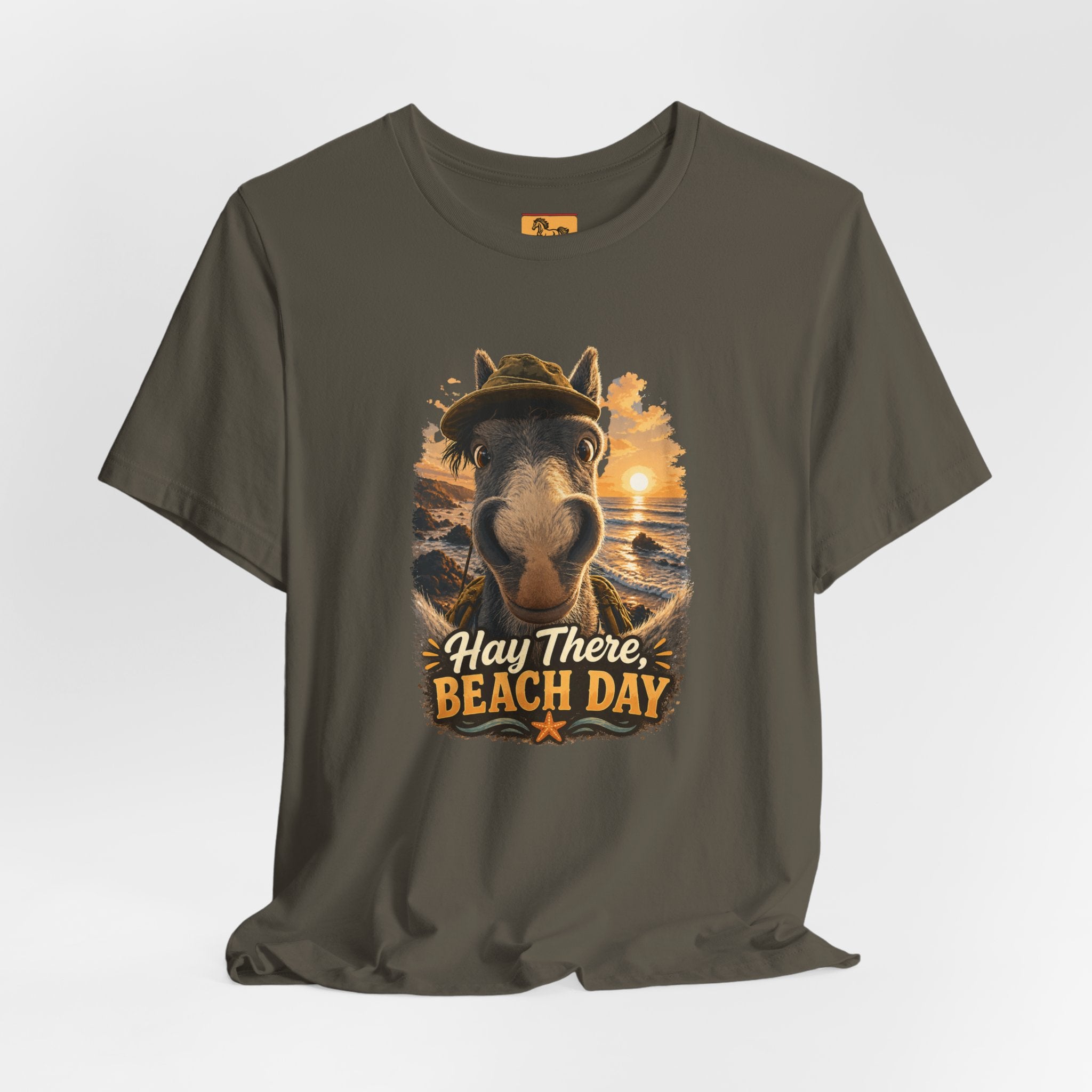 Beach Day Horse T-Shirt | "Hay There, Beach Day" Funny Graphic Tee