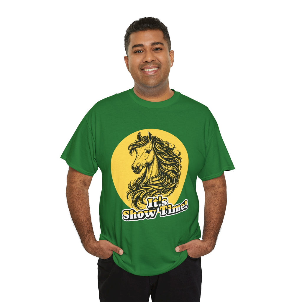 "It's Show Time!" Equestrian Sketch Graphic Tee | Horse Show T-Shirt for Riders