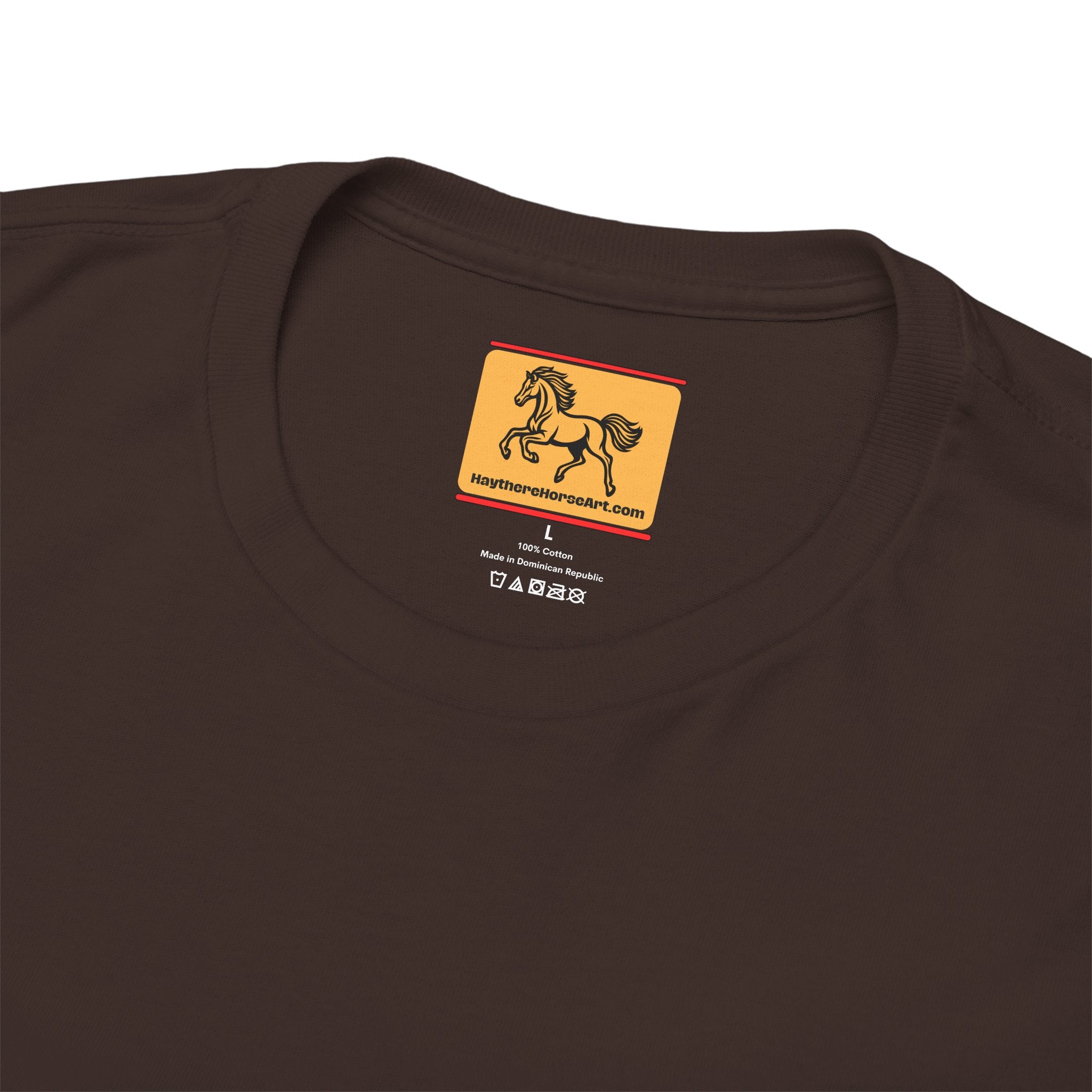 "It's Show Time!" Equestrian T-Shirt | Small Logo Horse Show Graphic Tee