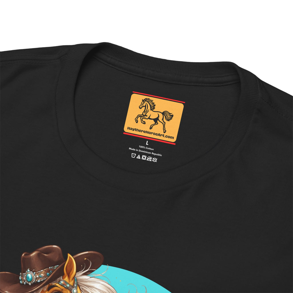 "It's Show Time!" Equestrian T-Shirt | Large Logo Horse Fun Graphic Tee