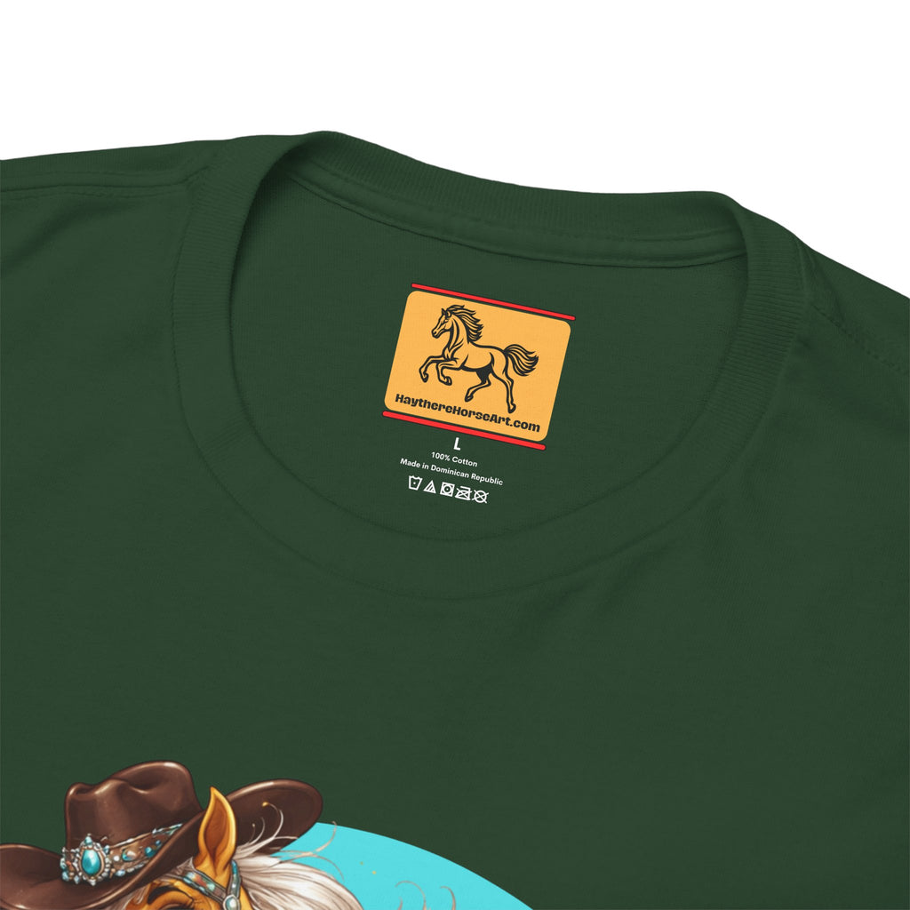 "It's Show Time!" Equestrian T-Shirt | Large Logo Horse Fun Graphic Tee