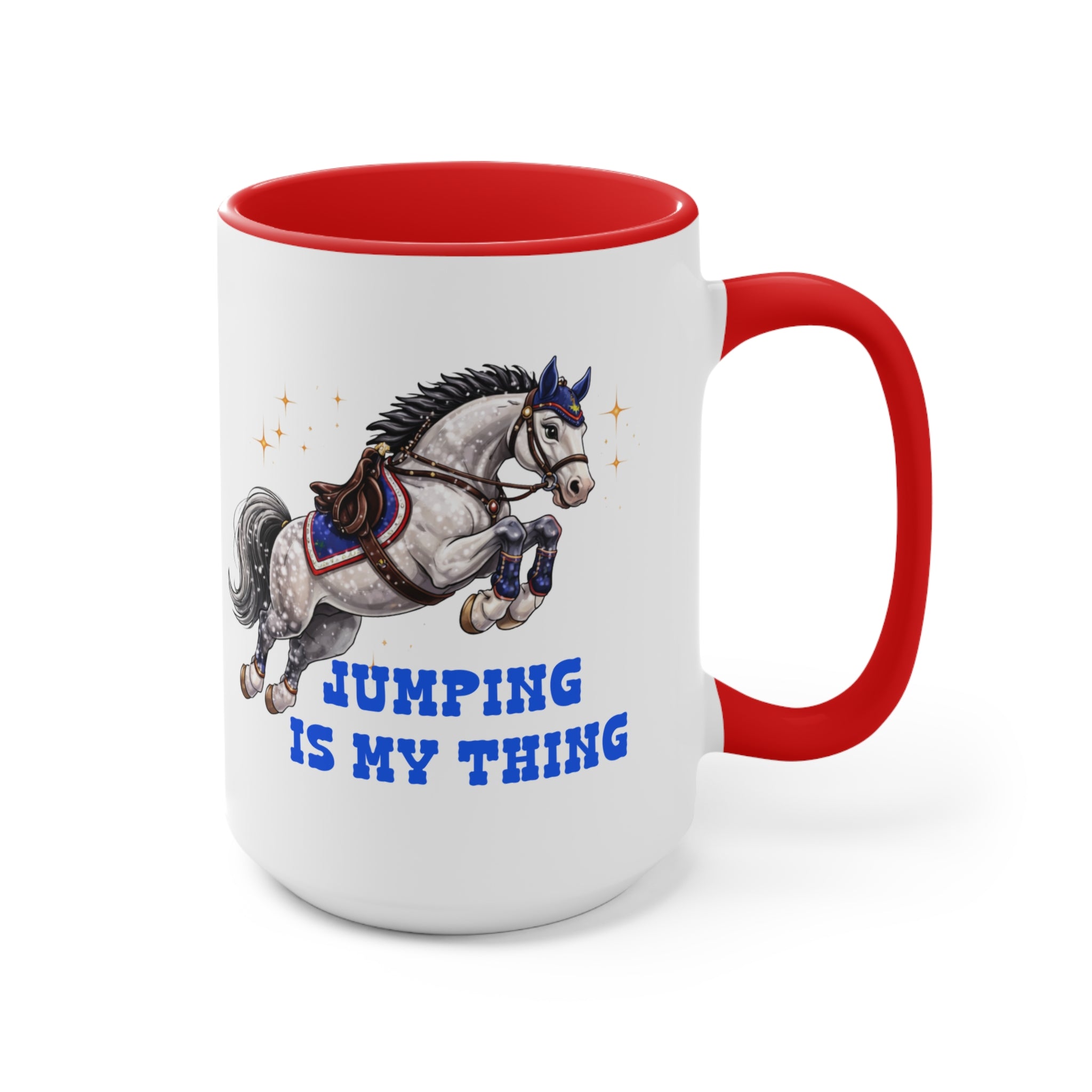 'Jumping Is My Thing' Equestrian Themed Mug