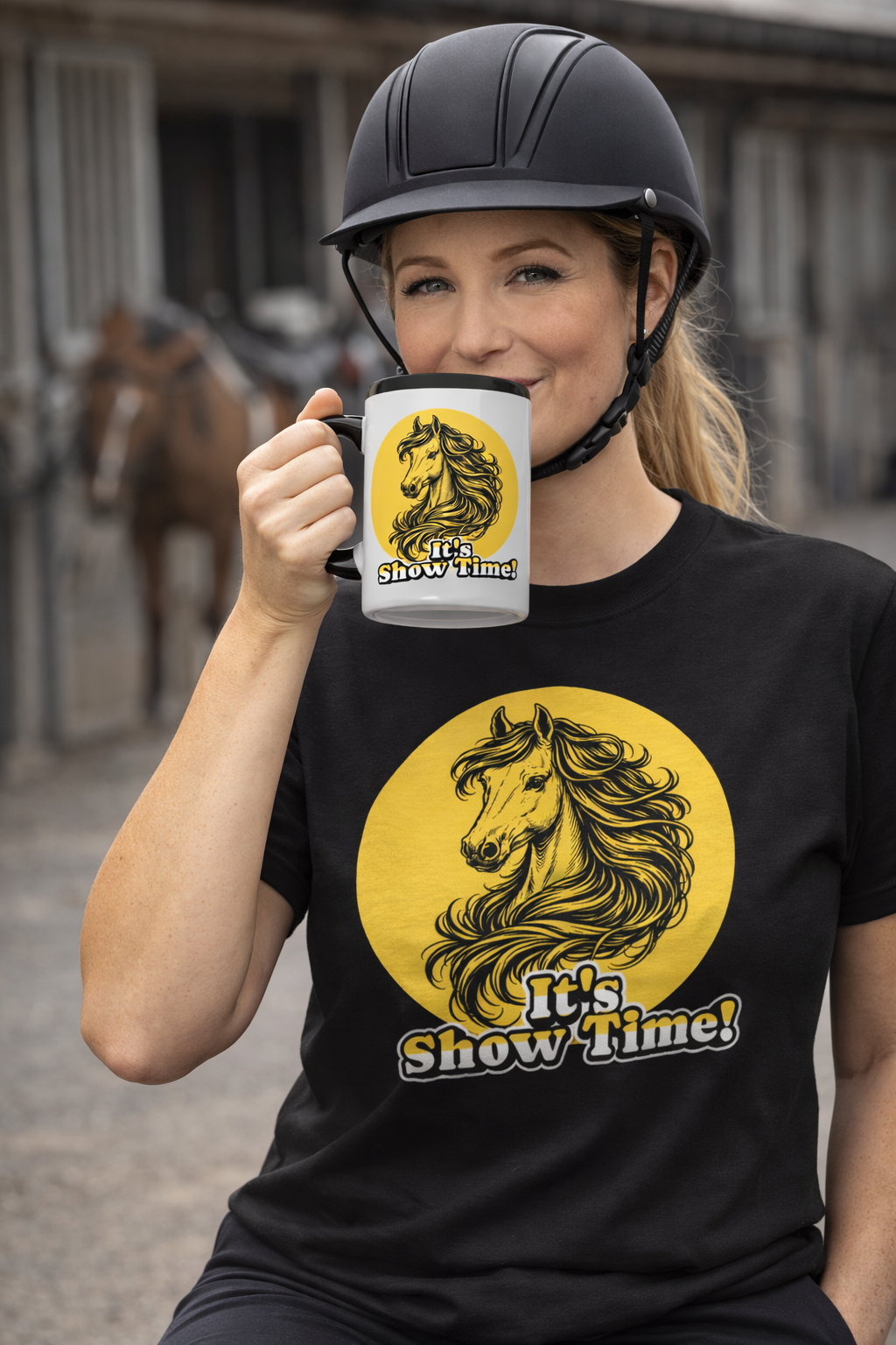 funny horse t-shirt for horse lovers horse mug gift for rider