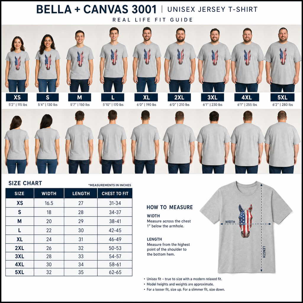 American Flag Horse Head Tee | Patriotic Equestrian T-Shirt for 4th of July