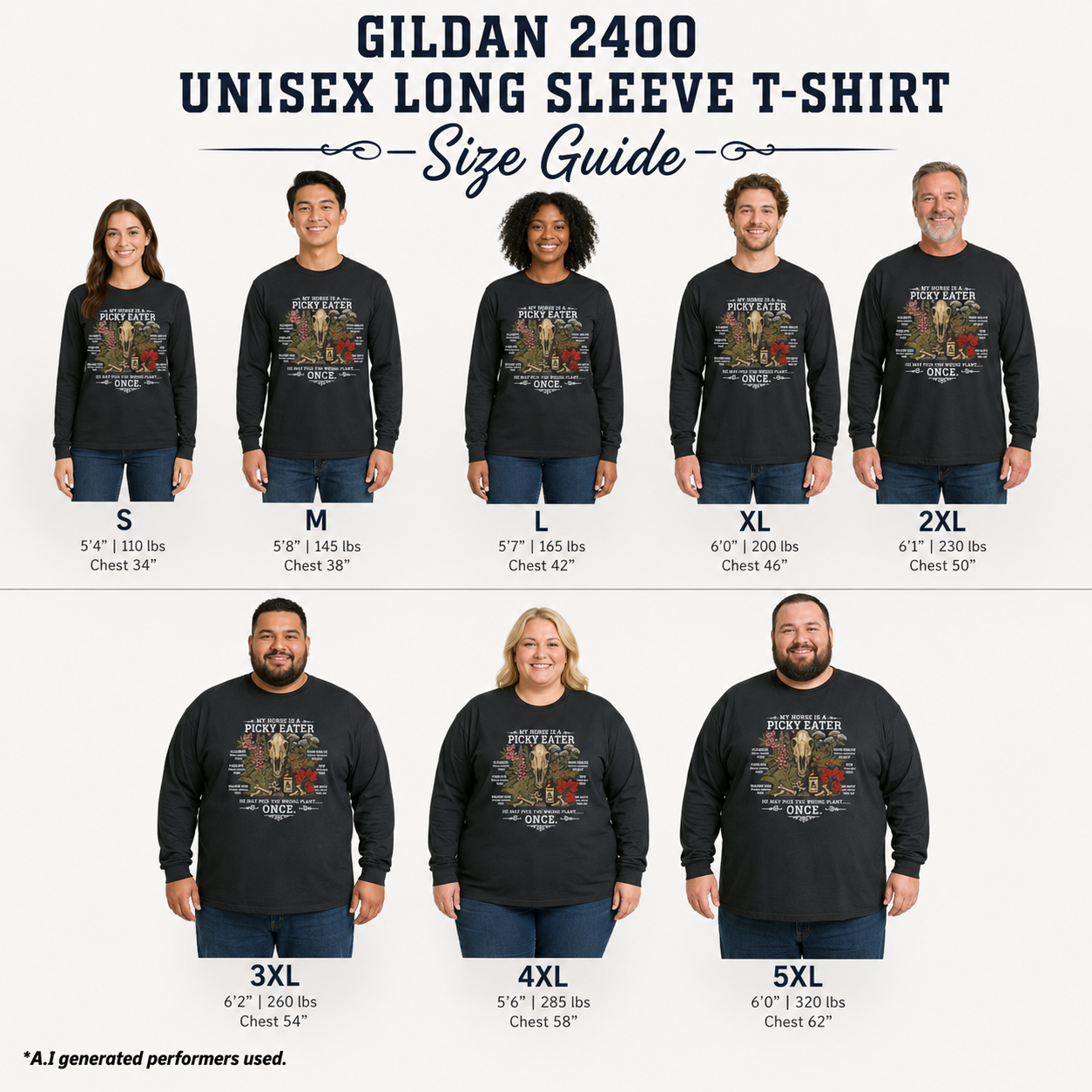 Toxic Plants for Horses Long Sleeve Tee Equestrian Barn Shirt Gildan 2400 Sizes: S to 5XL