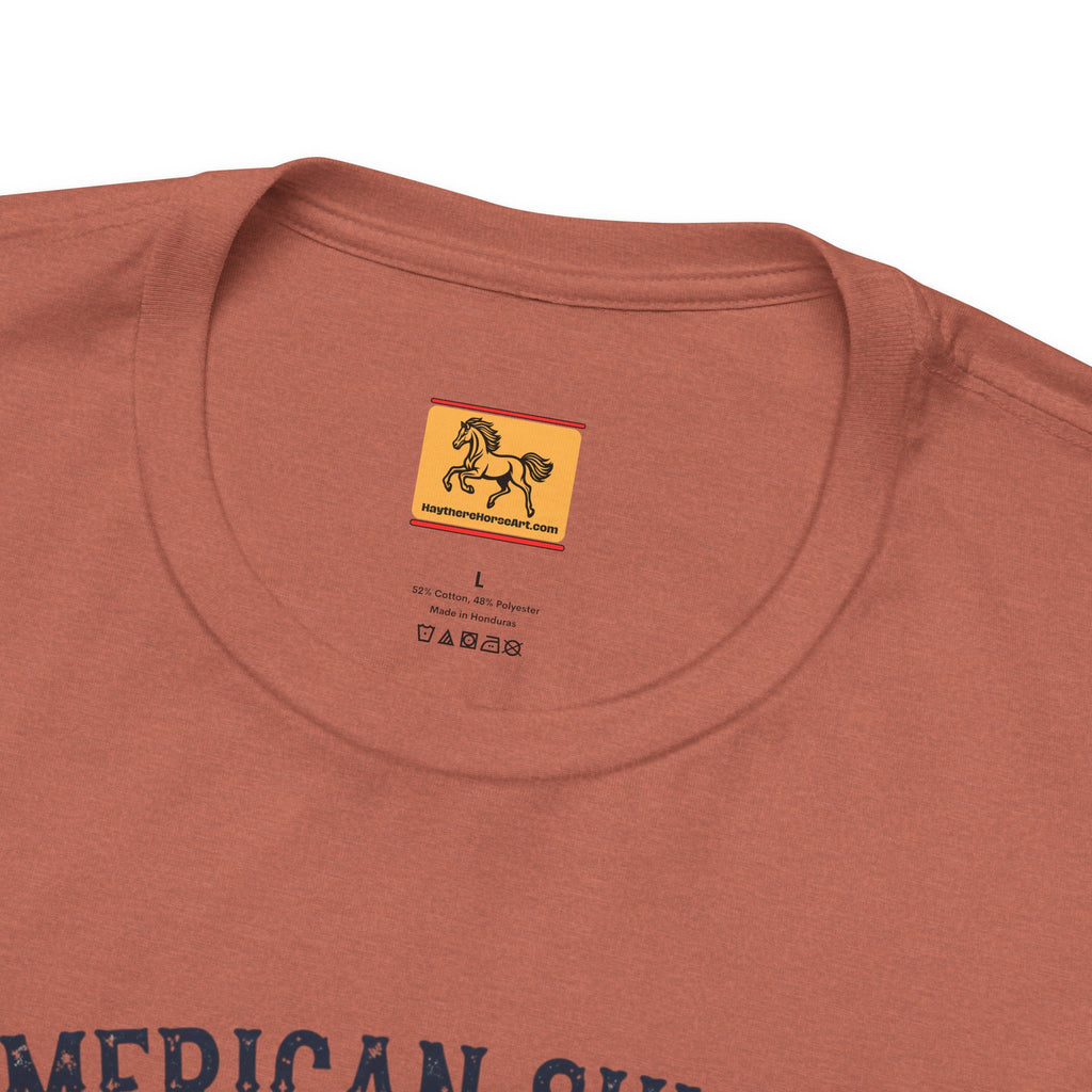 American Summer Horses T-Shirt | "Horses & Zero Rush" Vintage Farm Tee
