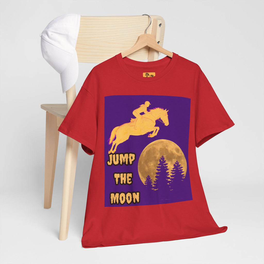 "Jump the Moon" Equestrian themed T shirt