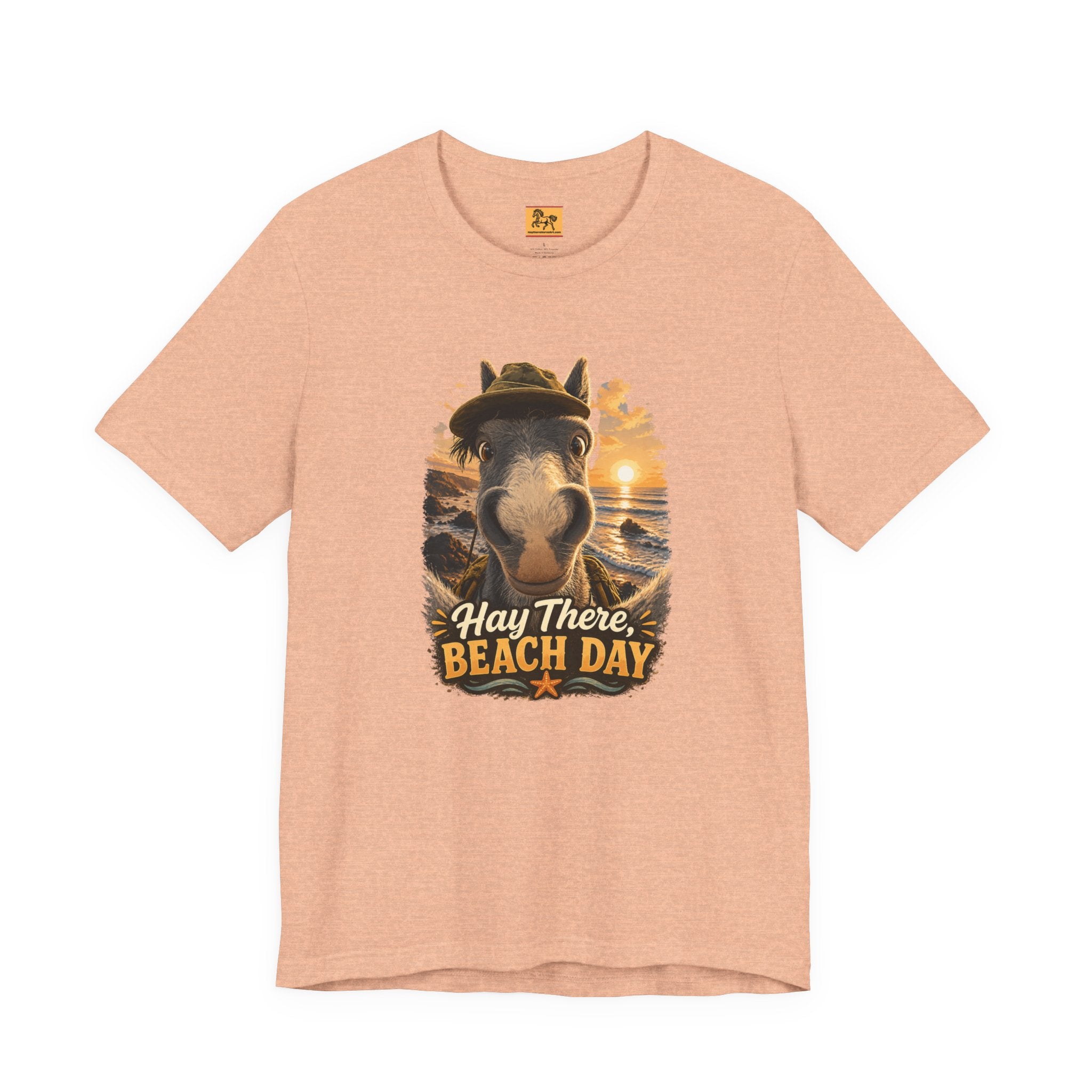 Beach Day Horse T-Shirt | "Hay There, Beach Day" Funny Graphic Tee