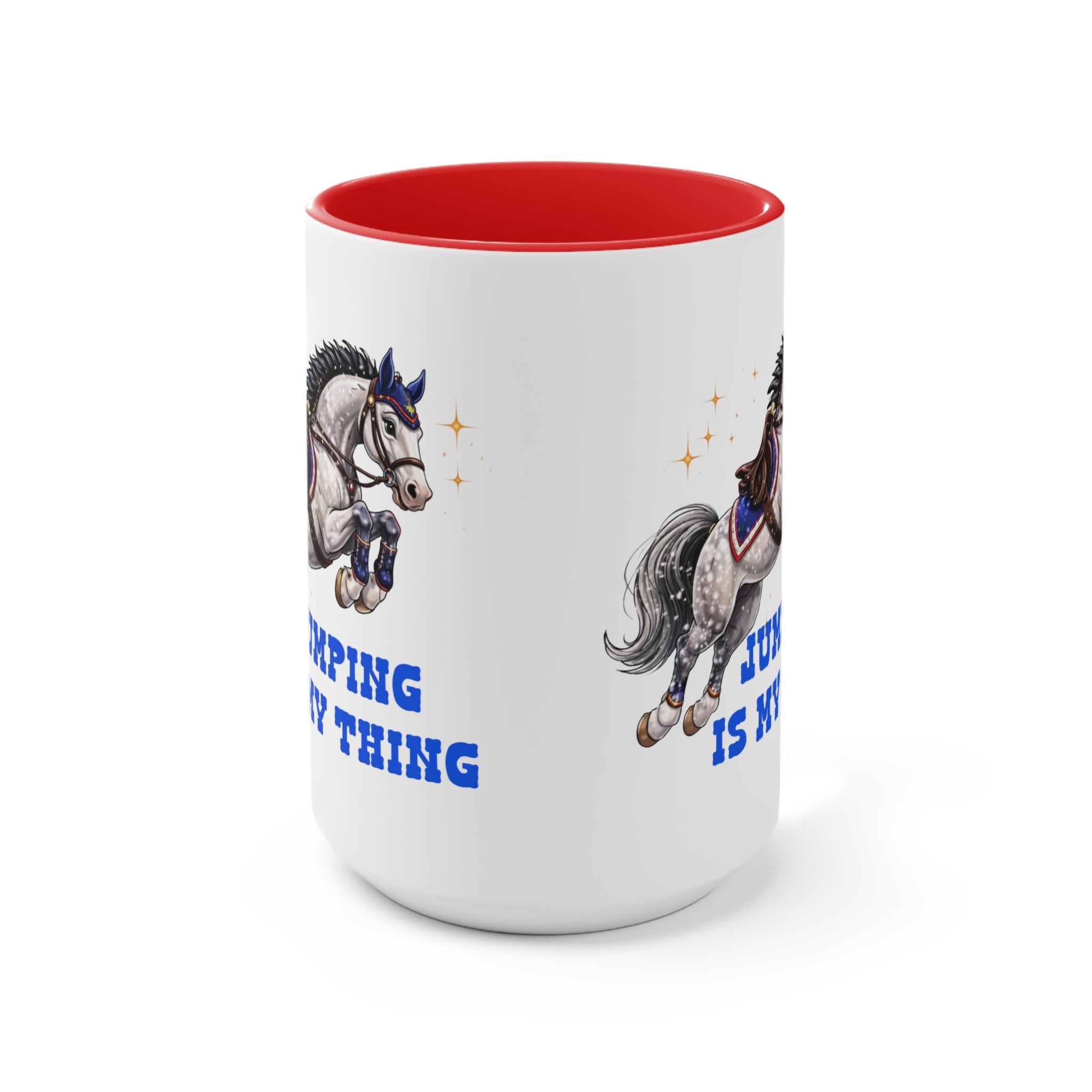 'Jumping Is My Thing' Equestrian Themed Mug