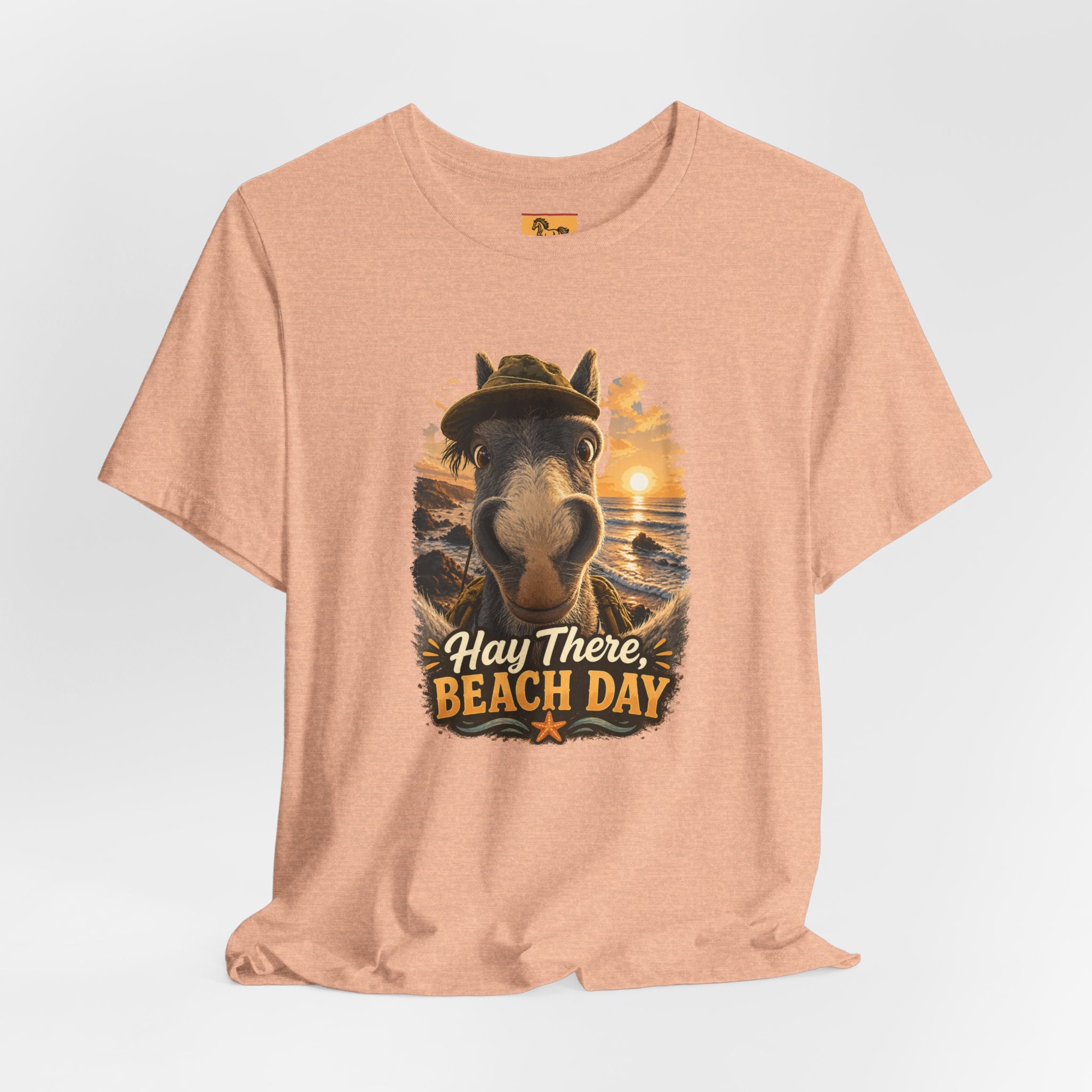 Beach Day Horse T-Shirt | "Hay There, Beach Day" Funny Graphic Tee