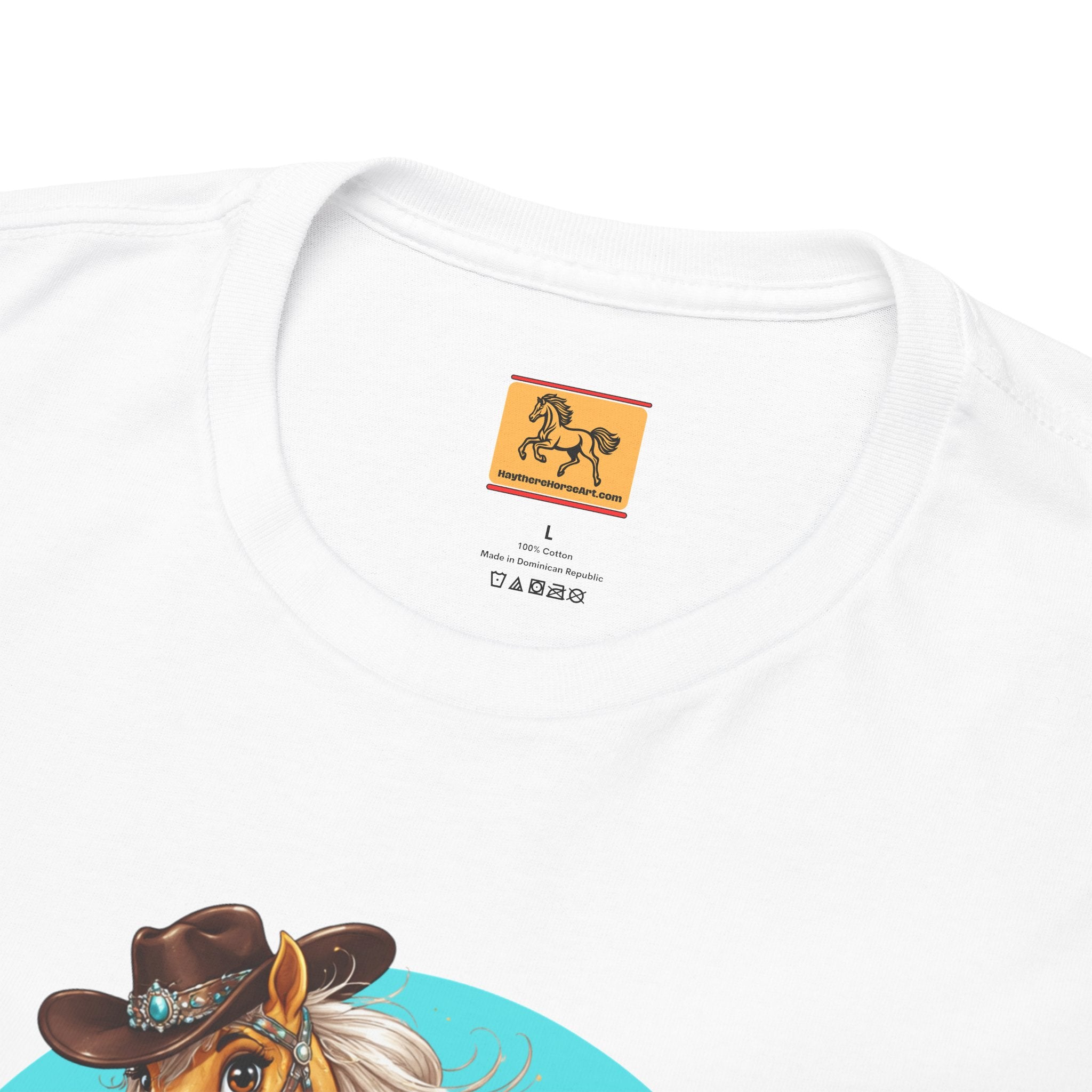 "It's Show Time!" Equestrian T-Shirt Large Logo Horse Fun Graphic Tee