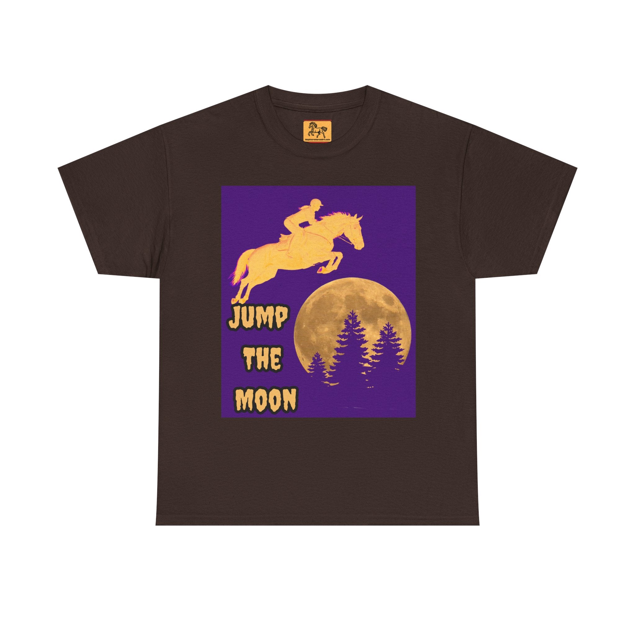 "Jump the Moon" Equestrian themed T shirt