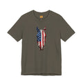 American Flag Horse Head Tee | Patriotic Equestrian T-Shirt for 4th of July