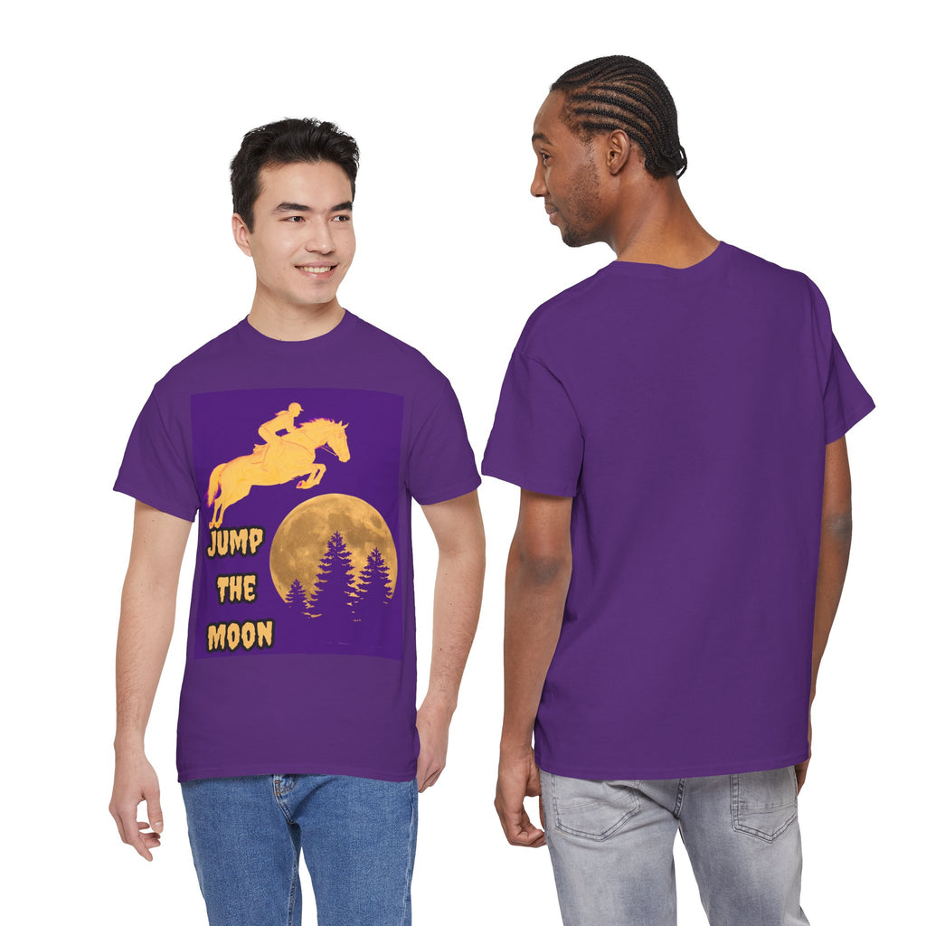 "Jump the Moon" Equestrian themed T shirt