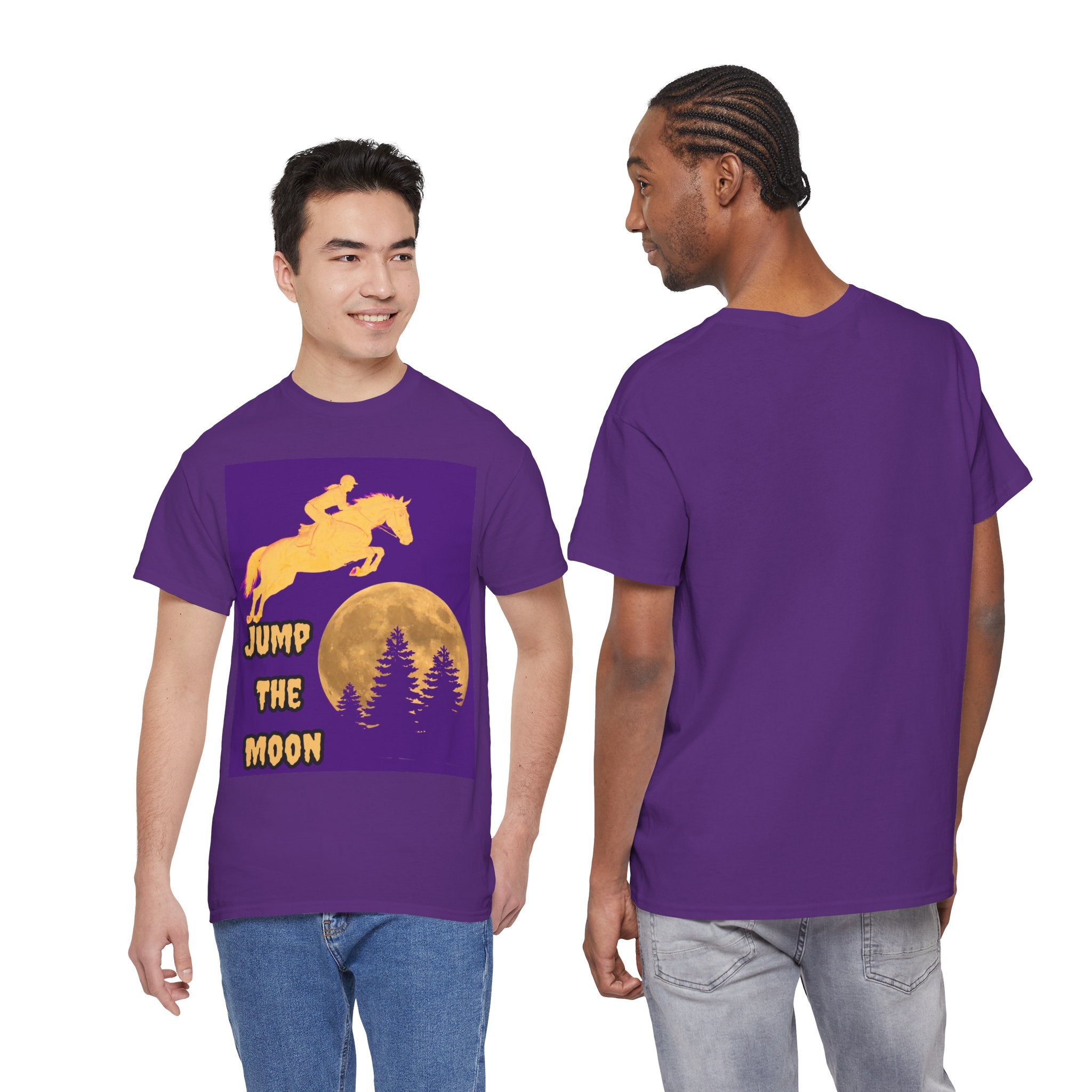 "Jump the Moon" Equestrian themed T shirt