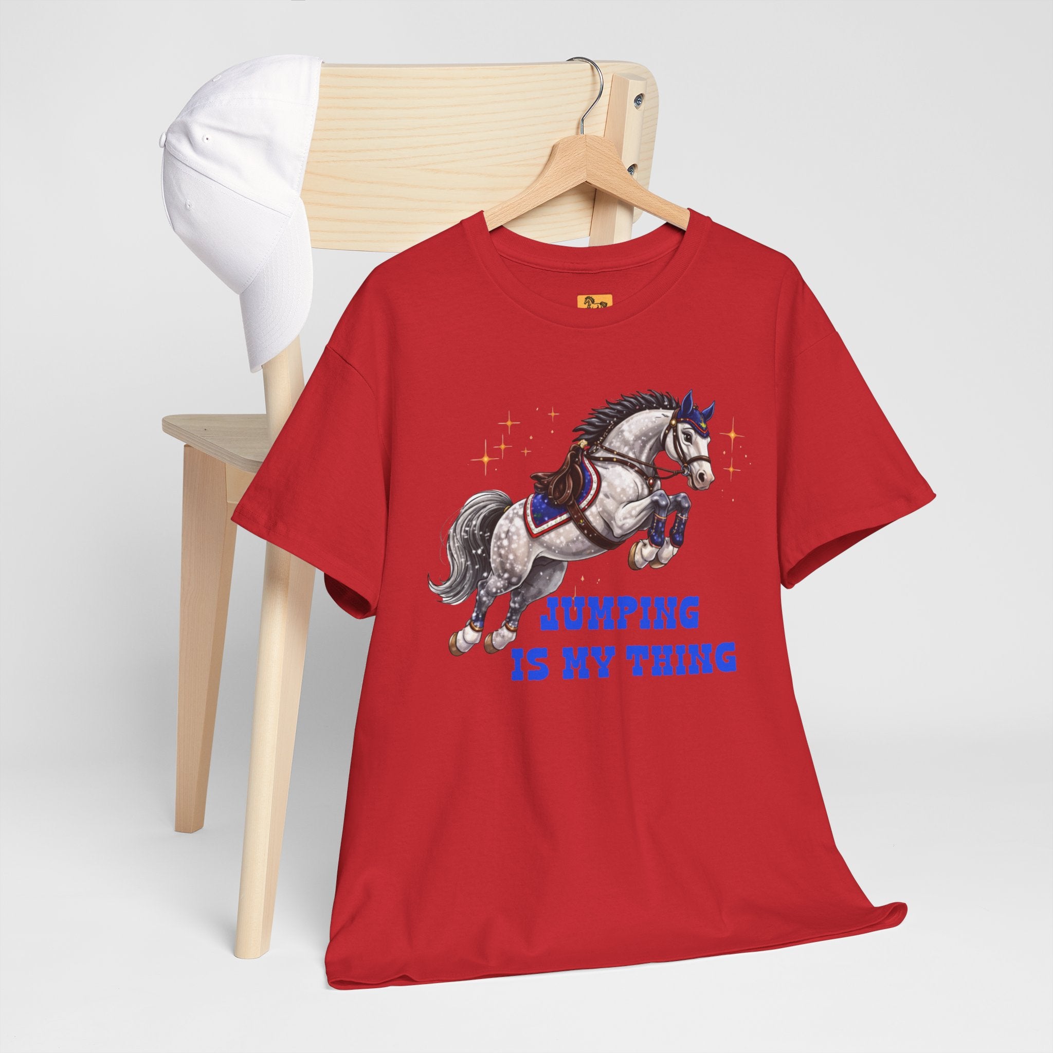 Jumping Is My Thing Equestrian Show Jumping T-Shirt Horse Pony ShowJump Graphic Tee