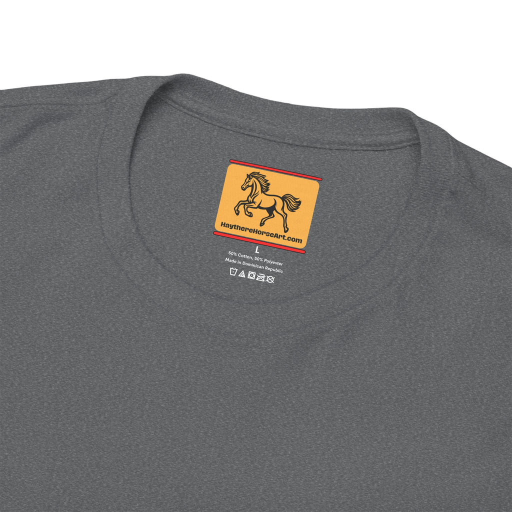 "It's Show Time!" Equestrian T-Shirt | Small Logo Horse Show Graphic Tee