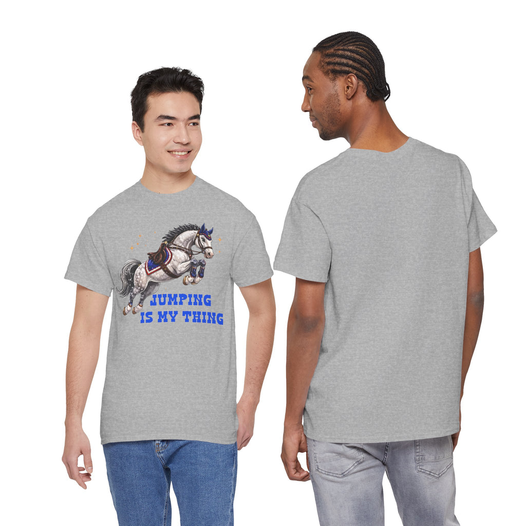 Jumping Is My Thing Equestrian Show Jumping T-Shirt Horse Pony ShowJump Graphic Tee