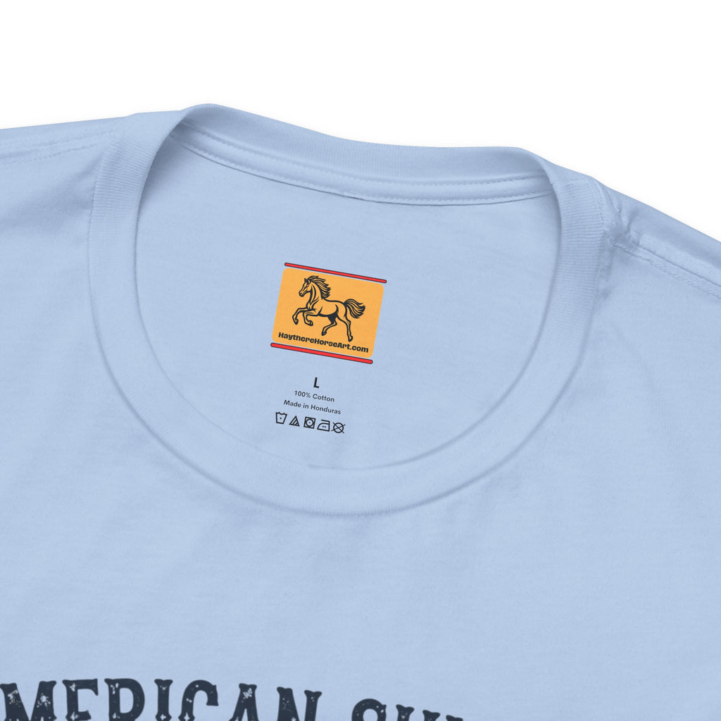 American Summer Horses T-Shirt | "Horses & Zero Rush" Vintage Farm Tee