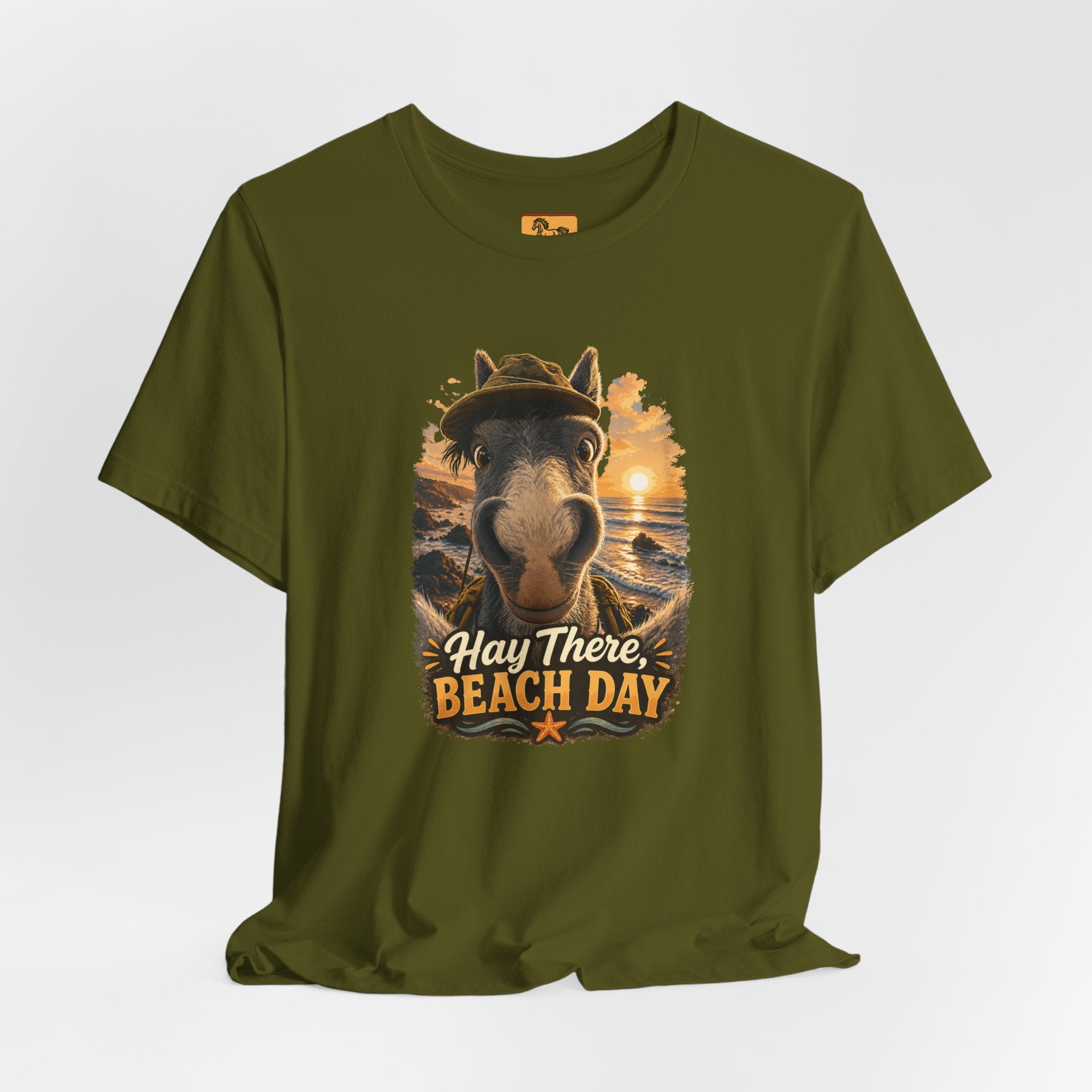 Beach Day Horse T-Shirt | "Hay There, Beach Day" Funny Graphic Tee