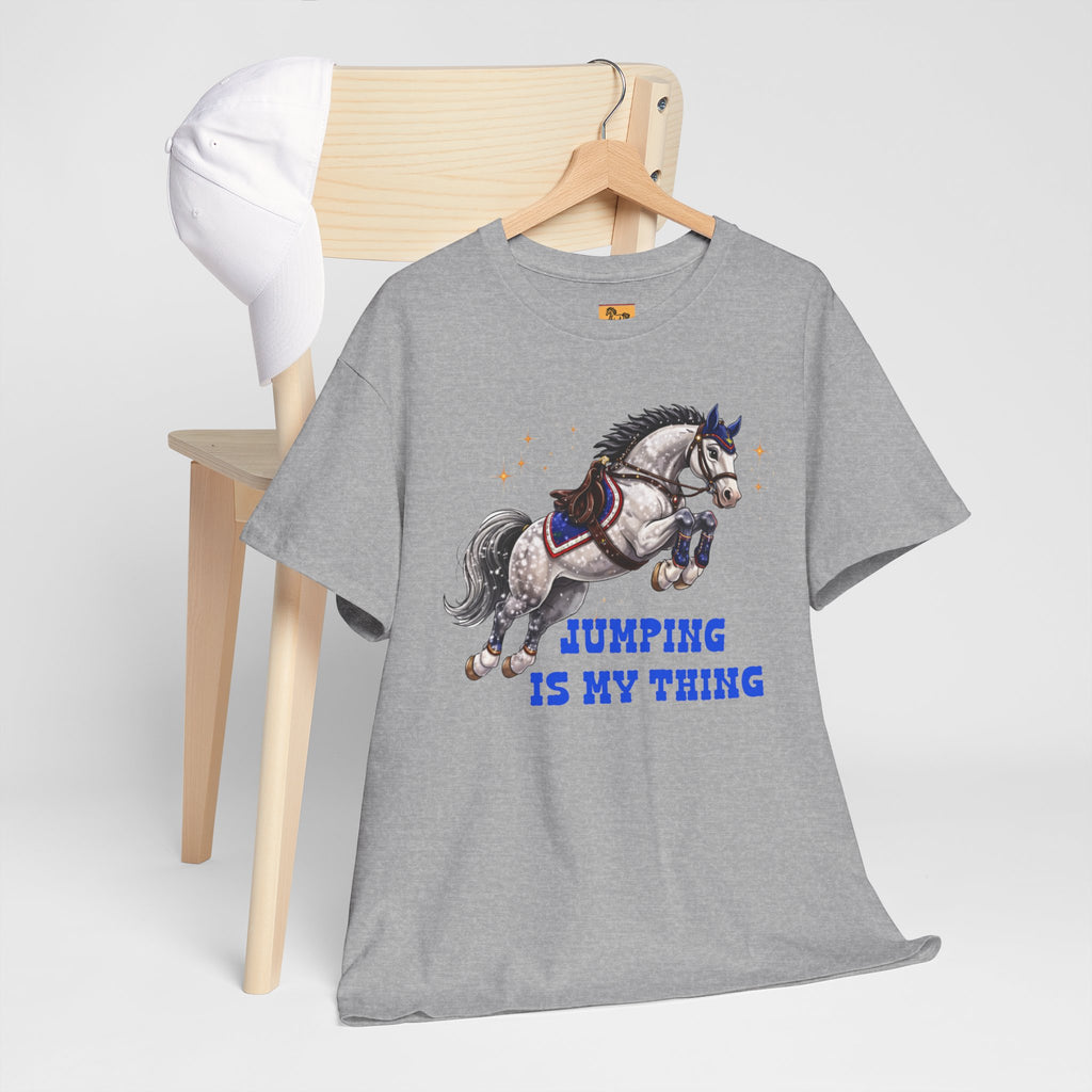 Jumping Is My Thing Equestrian Show Jumping T-Shirt Horse Pony ShowJump Graphic Tee