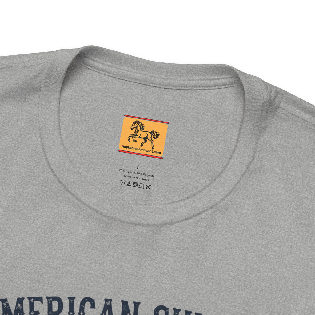 American Summer Horses T-Shirt | "Horses & Zero Rush" Vintage Farm Tee