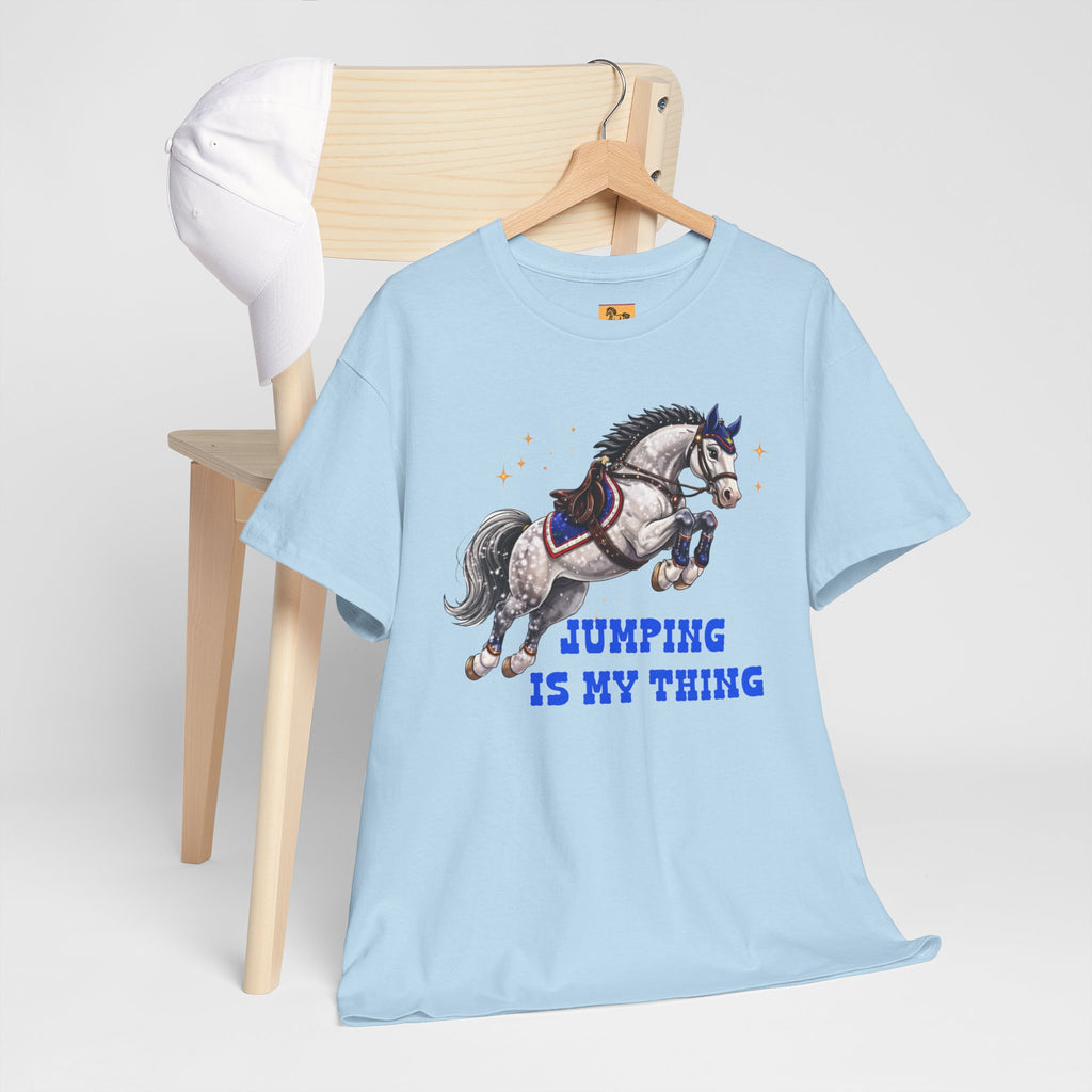 Jumping Is My Thing Equestrian Show Jumping T-Shirt Horse Pony ShowJump Graphic Tee