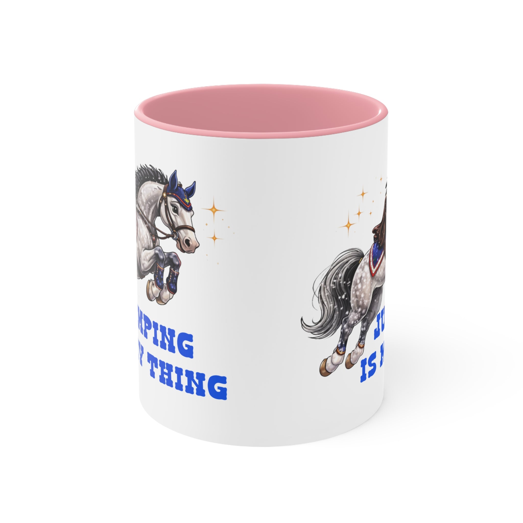 'Jumping Is My Thing' Equestrian Themed Mug