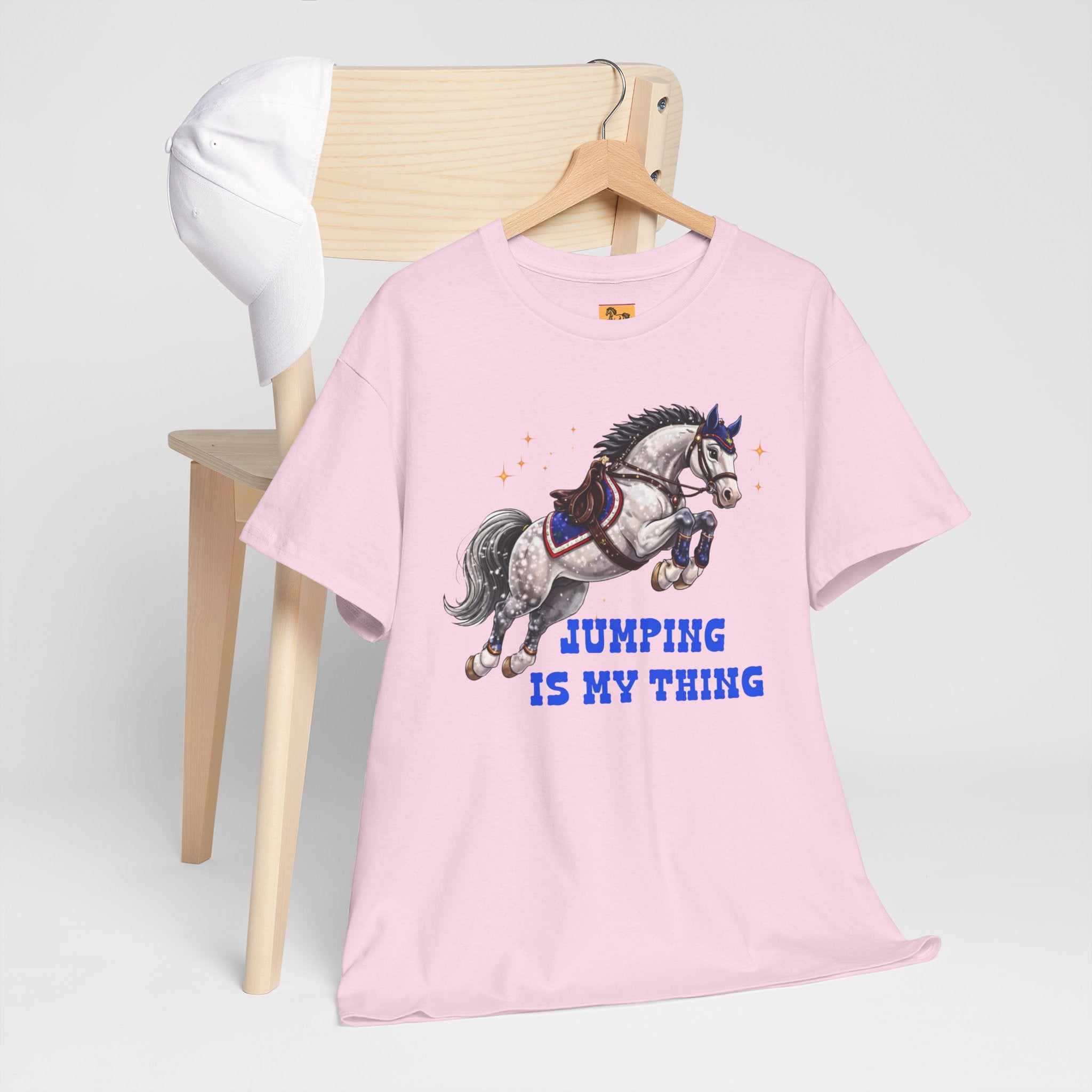 Jumping Is My Thing Equestrian Show Jumping T-Shirt Horse Pony ShowJump Graphic Tee