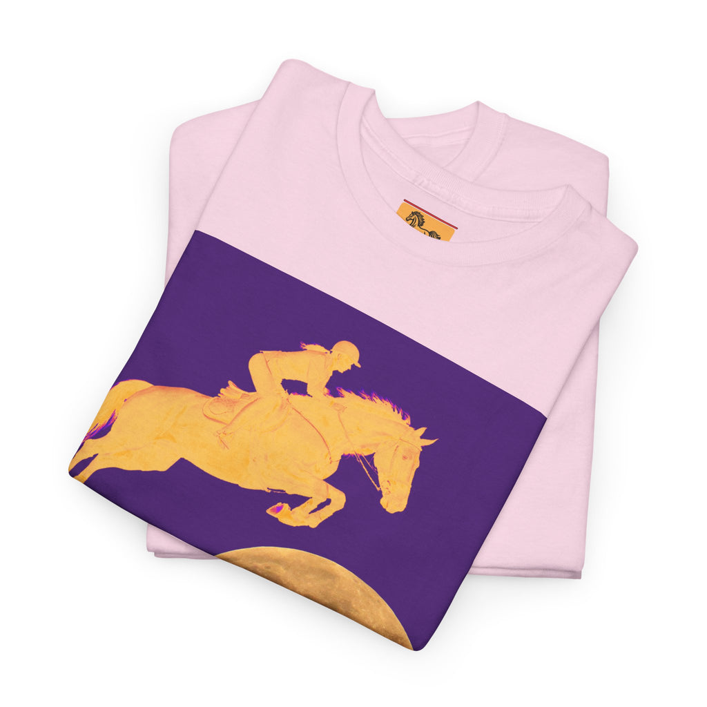 "Jump the Moon" Equestrian themed T shirt