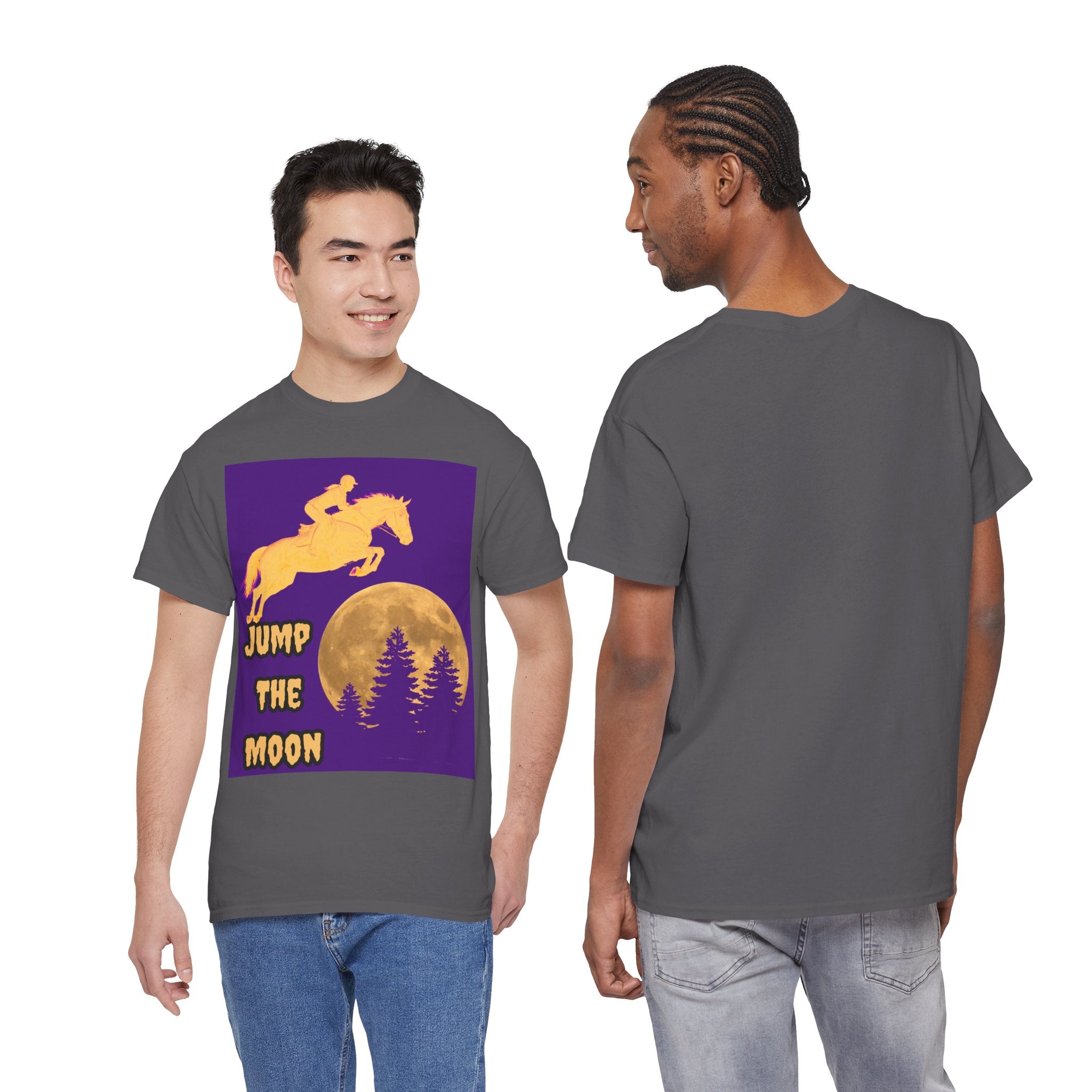"Jump the Moon" Equestrian themed T shirt