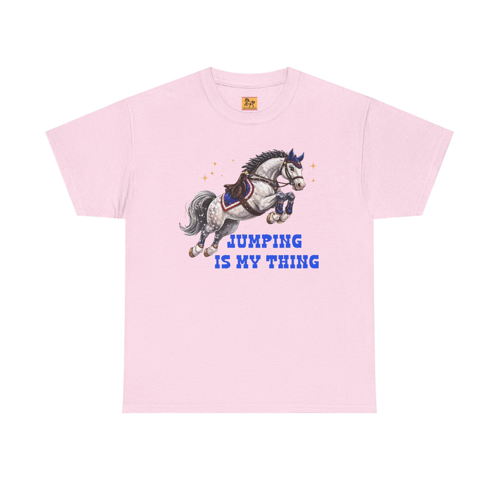 Jumping Is My Thing Equestrian Show Jumping T-Shirt Horse Pony ShowJump Graphic Tee