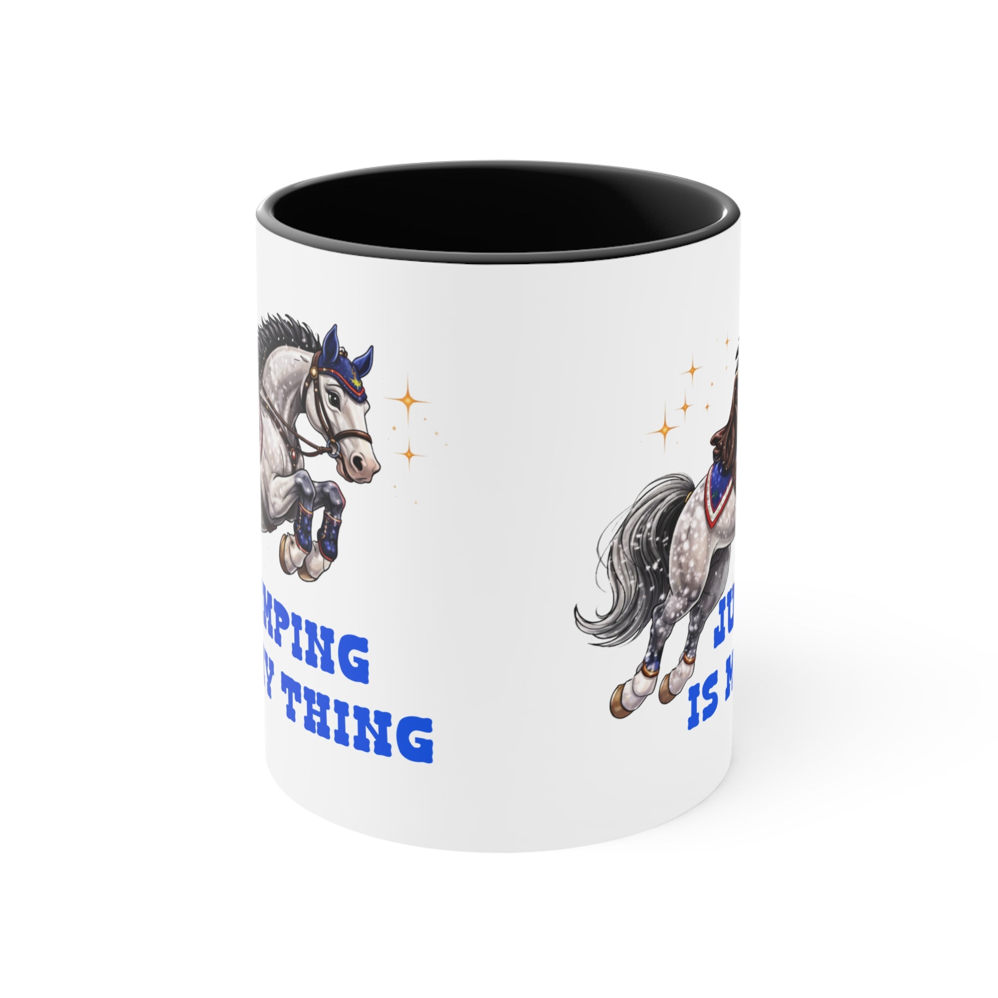 'Jumping Is My Thing' Equestrian Themed Mug