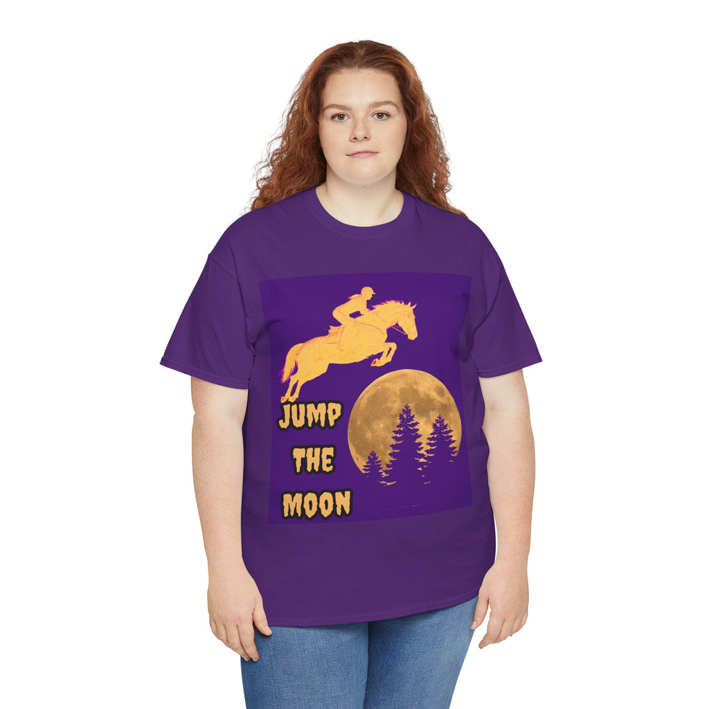 "Jump the Moon" Equestrian themed T shirt