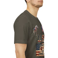 USA Born on the 4th of July 1776 Independence Day Patriotic T-Shirt | American Horse Tee