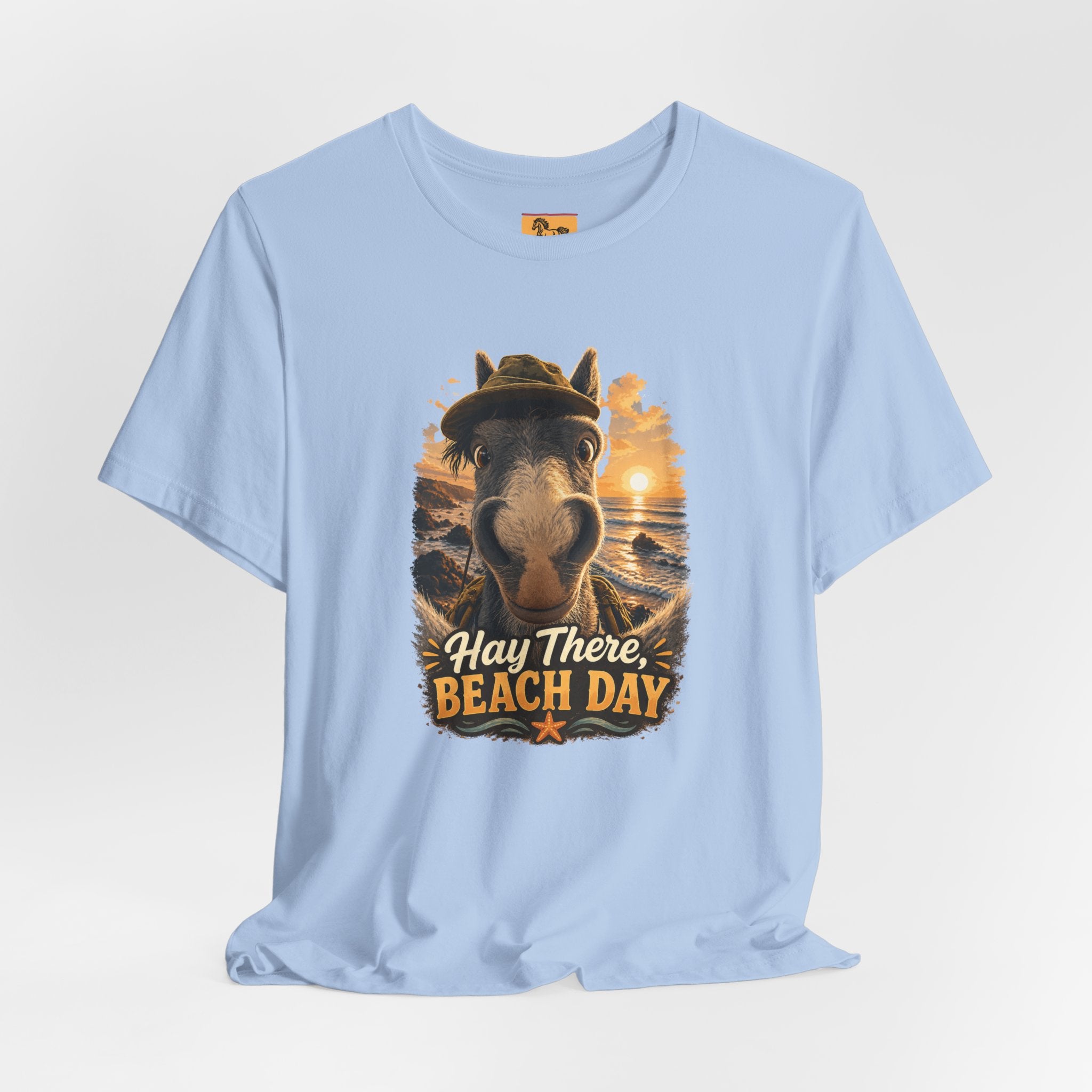 Beach Day Horse T-Shirt | "Hay There, Beach Day" Funny Graphic Tee