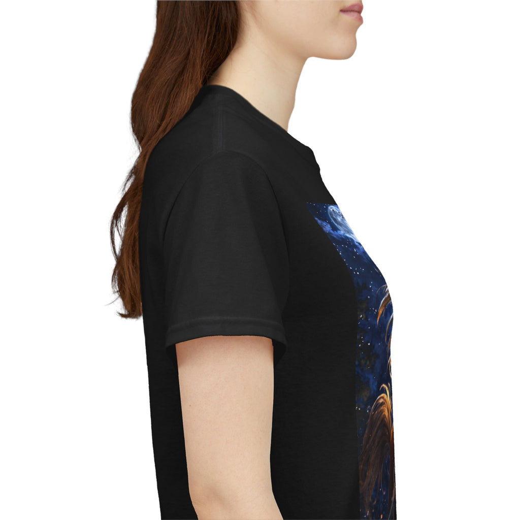 Horse Selfie Surreal Graphic T-Shirt | Funny "Hay There" Horse Art Tee