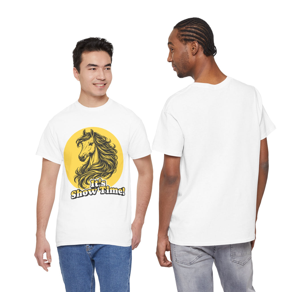 "It's Show Time!" Equestrian Sketch Graphic Tee | Horse Show T-Shirt for Riders