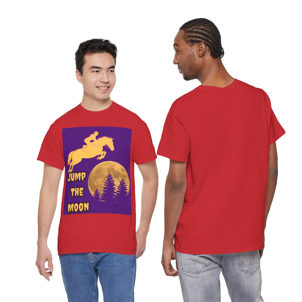 "Jump the Moon" Equestrian themed T shirt