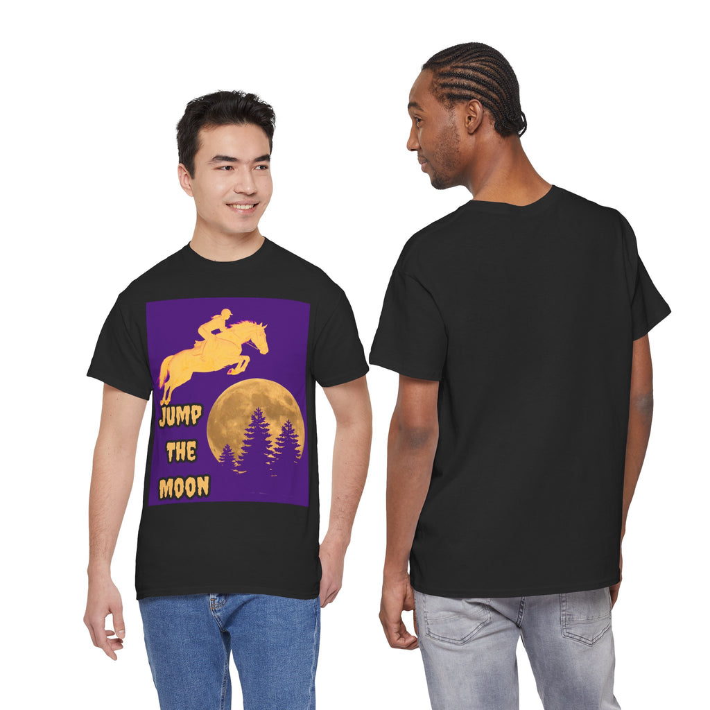 "Jump the Moon" Equestrian themed T shirt