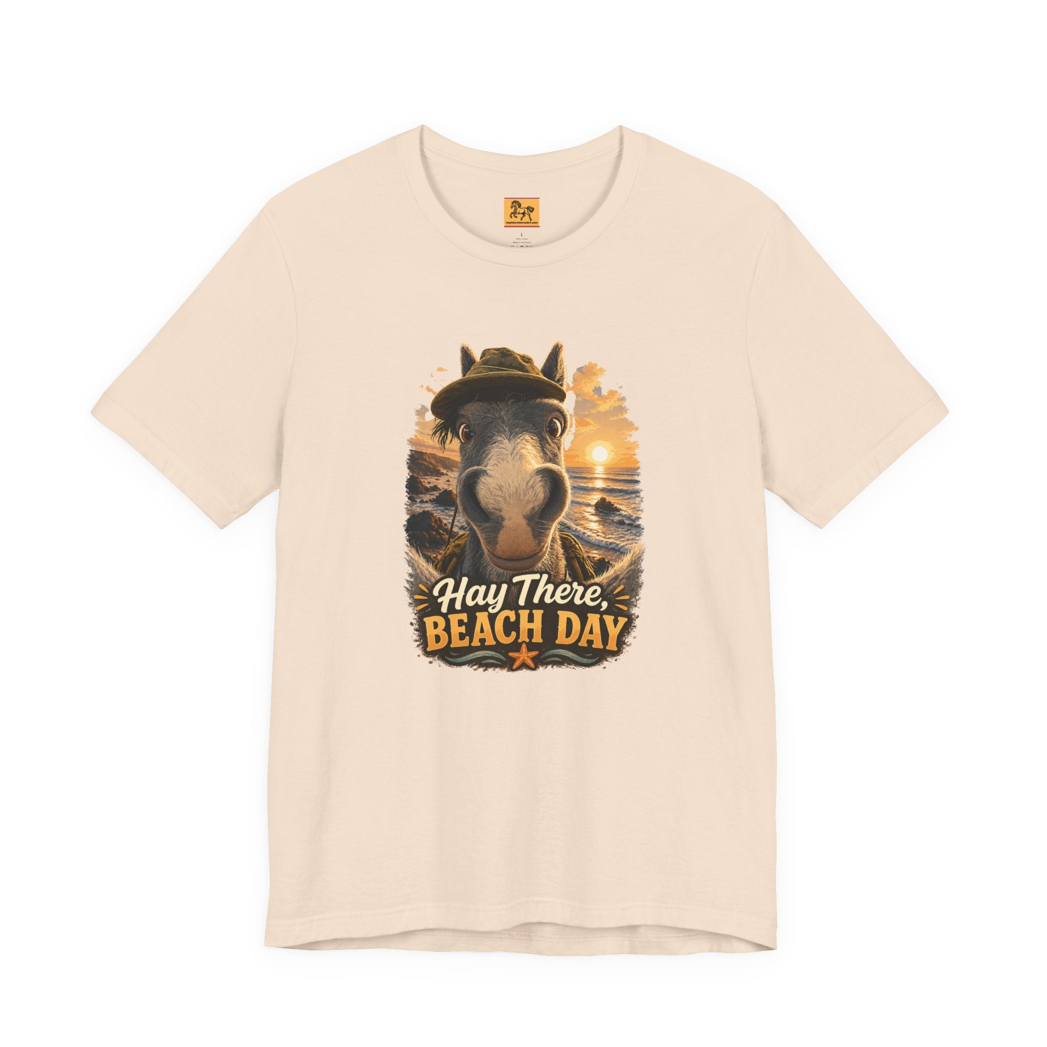 Beach Day Horse T-Shirt | "Hay There, Beach Day" Funny Graphic Tee