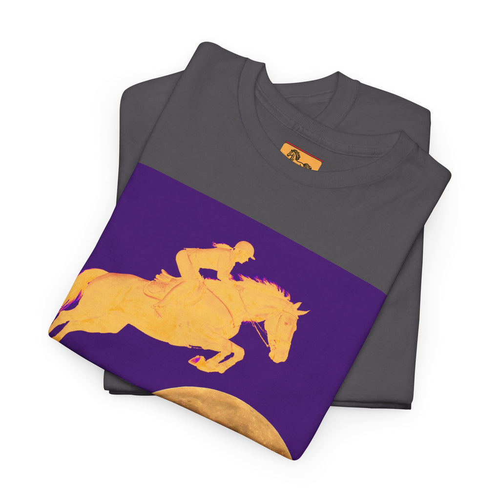 "Jump the Moon" Equestrian themed T shirt