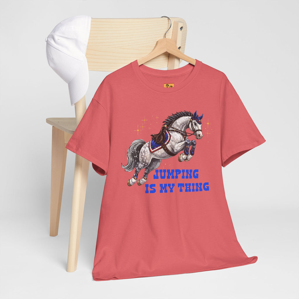 Jumping Is My Thing Equestrian Show Jumping T-Shirt Horse Pony ShowJump Graphic Tee