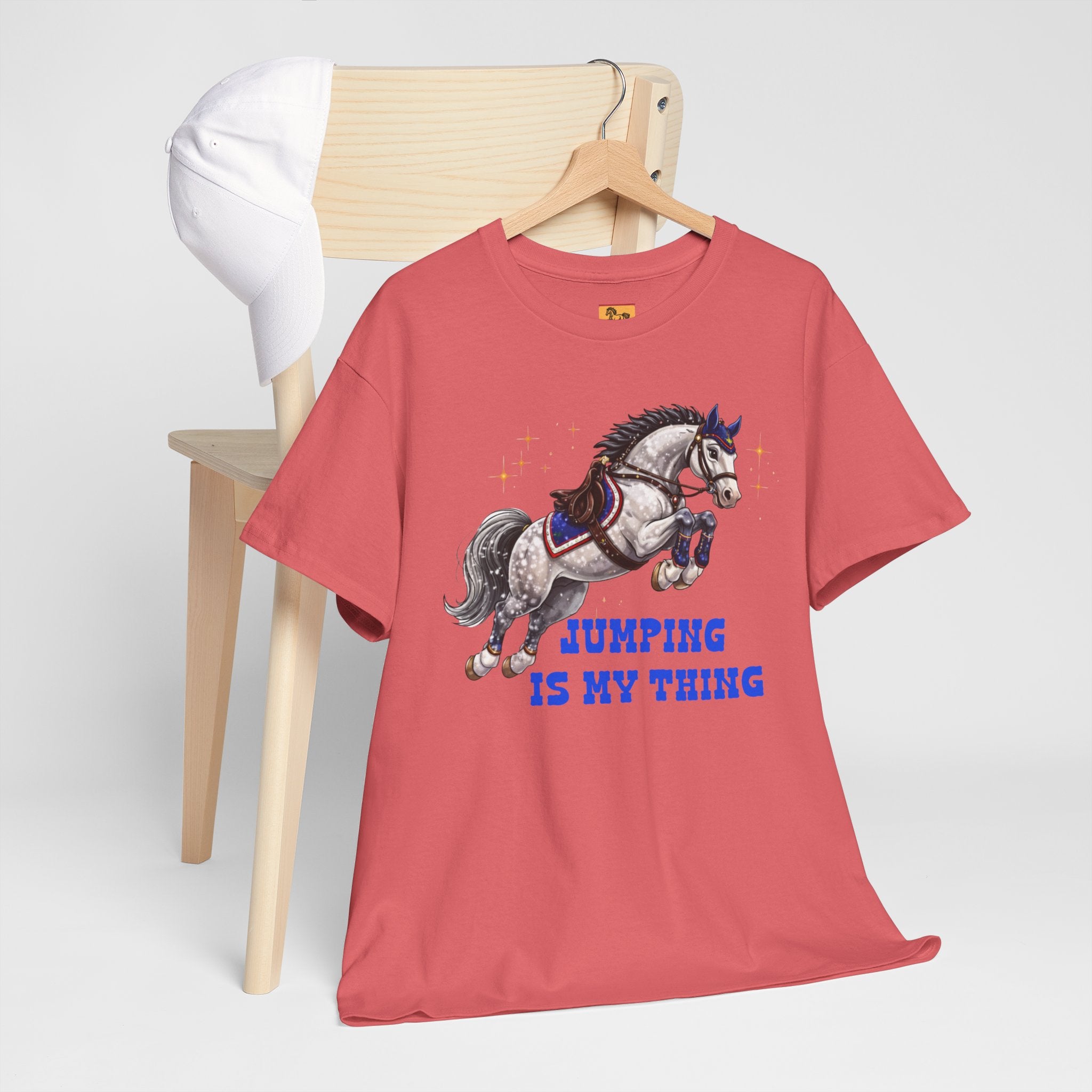 Jumping Is My Thing Equestrian Show Jumping T-Shirt Horse Pony ShowJump Graphic Tee