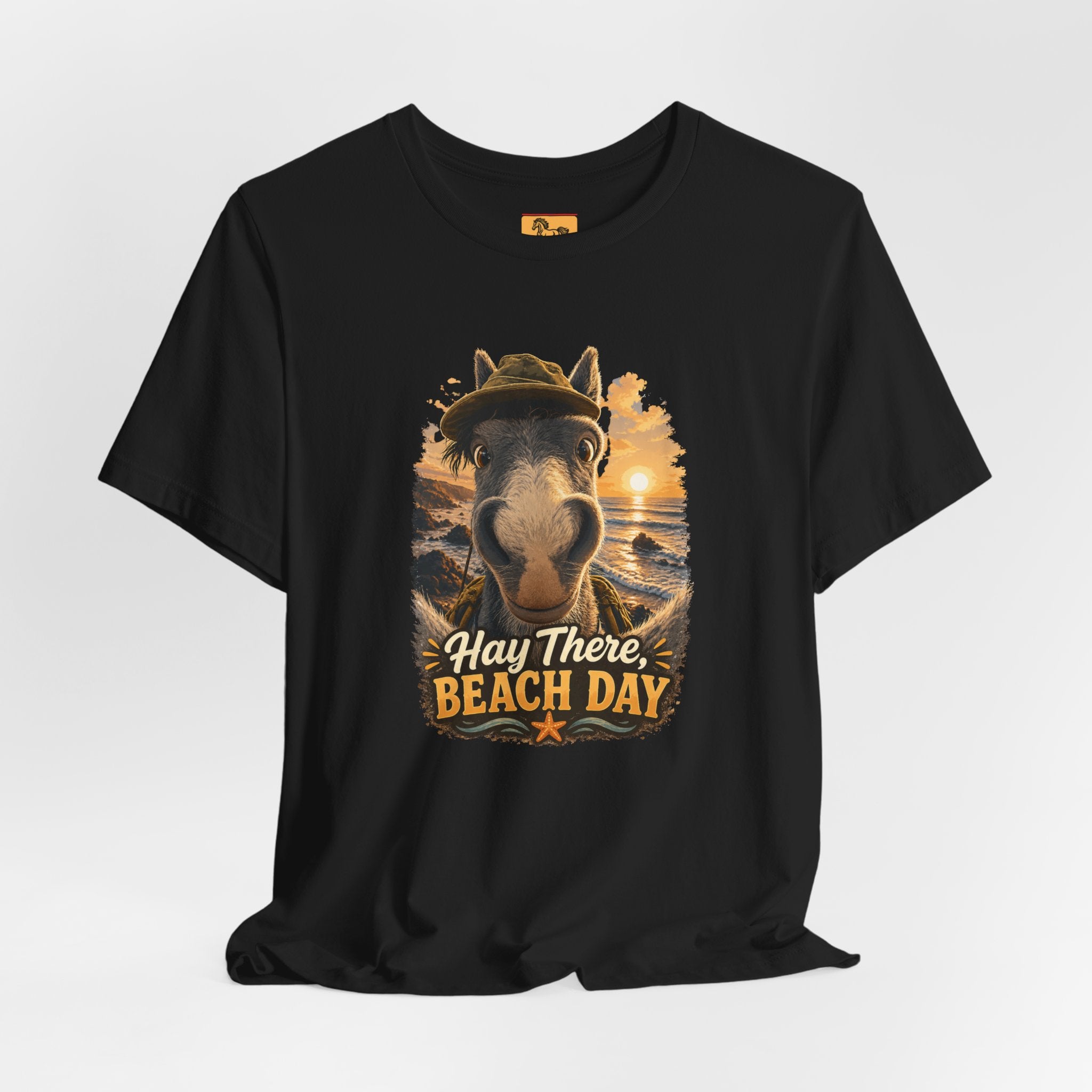 Beach Day Horse T-Shirt | "Hay There, Beach Day" Funny Graphic Tee