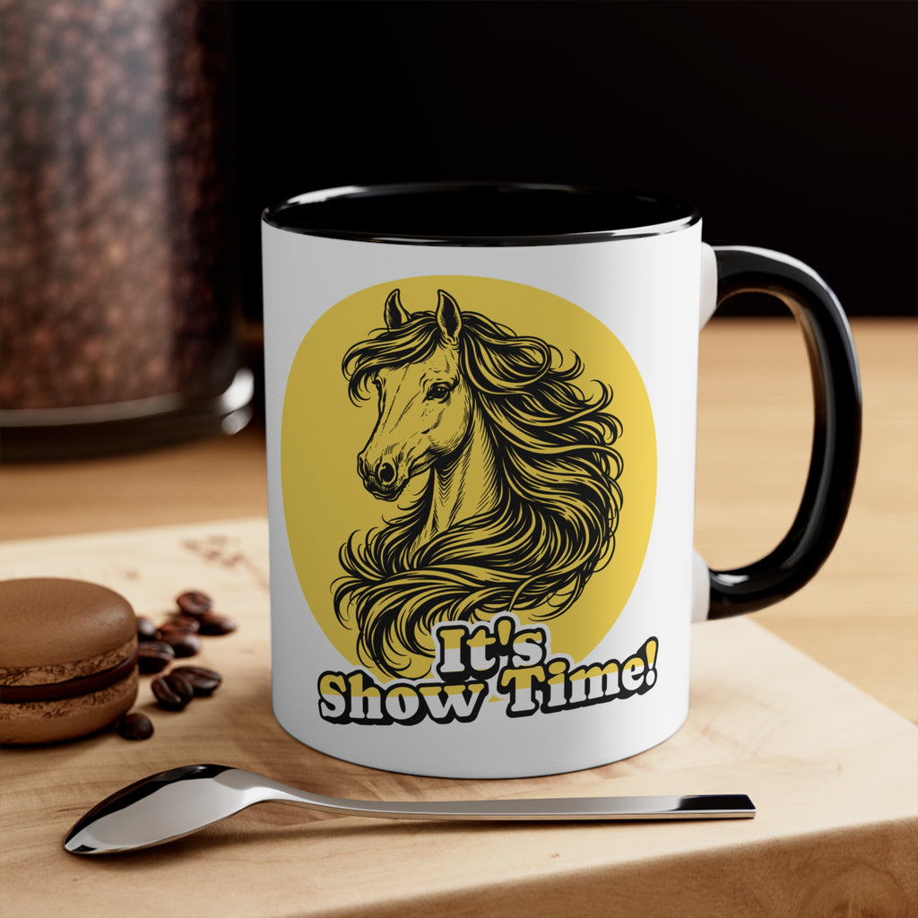 "It's Show Time!" Equestrian Themed Mug