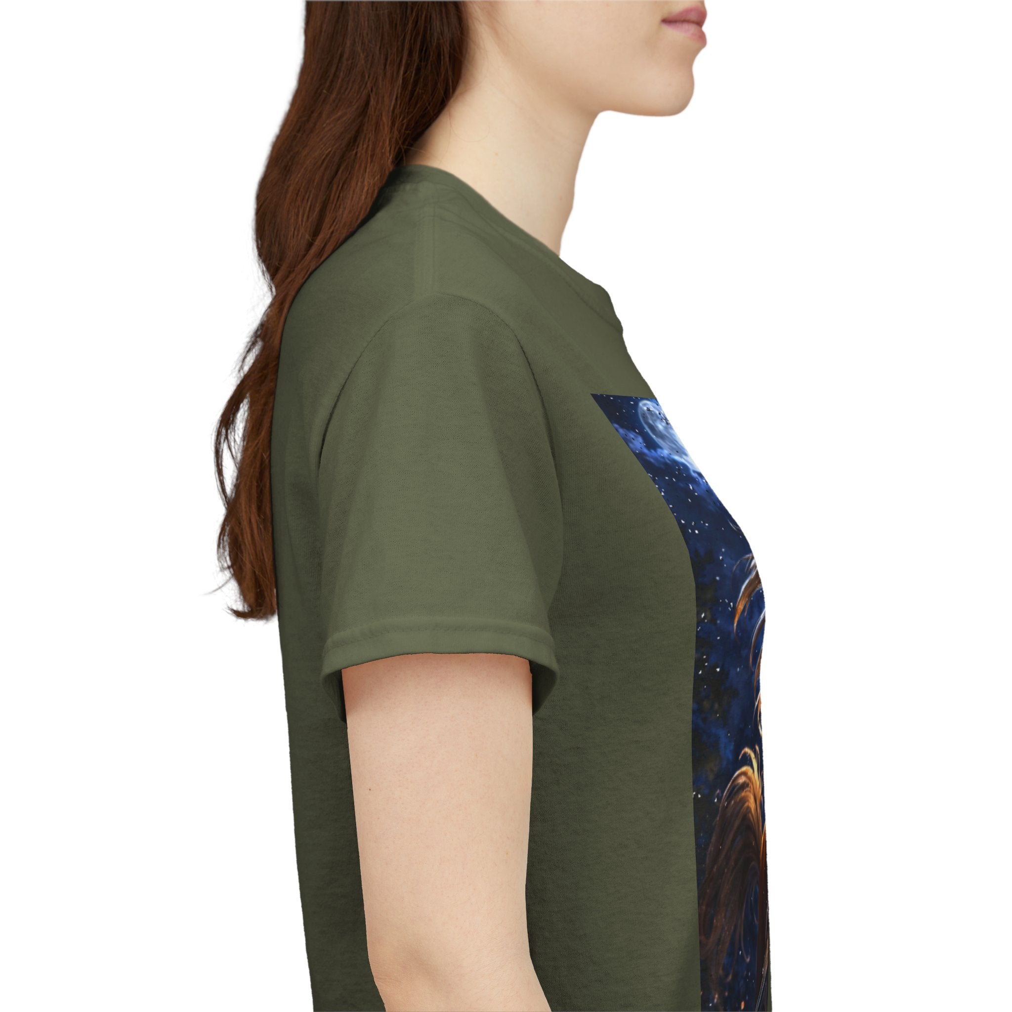 Horse Selfie Surreal Graphic T-Shirt | Funny "Hay There" Horse Art Tee