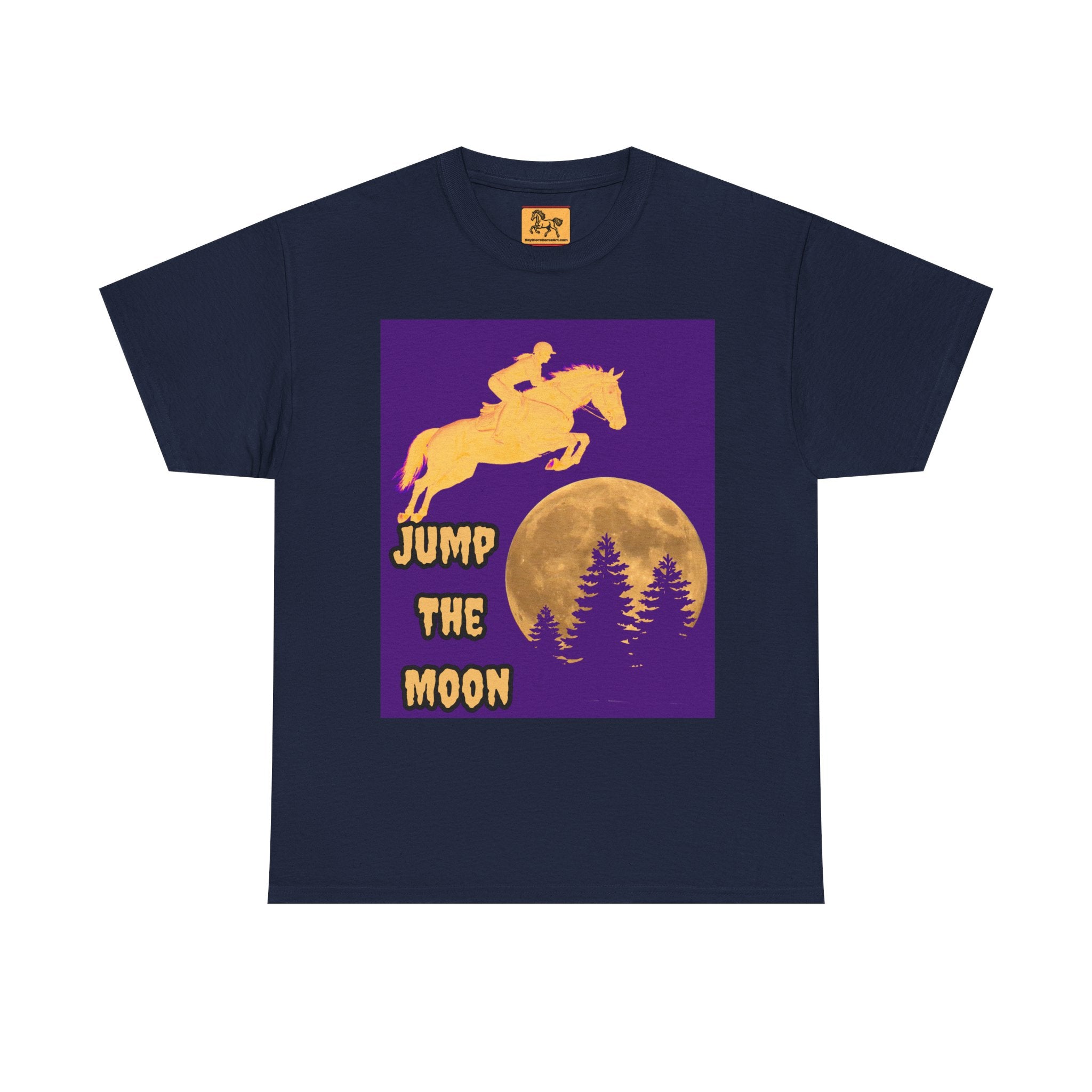 "Jump the Moon" Equestrian themed T shirt