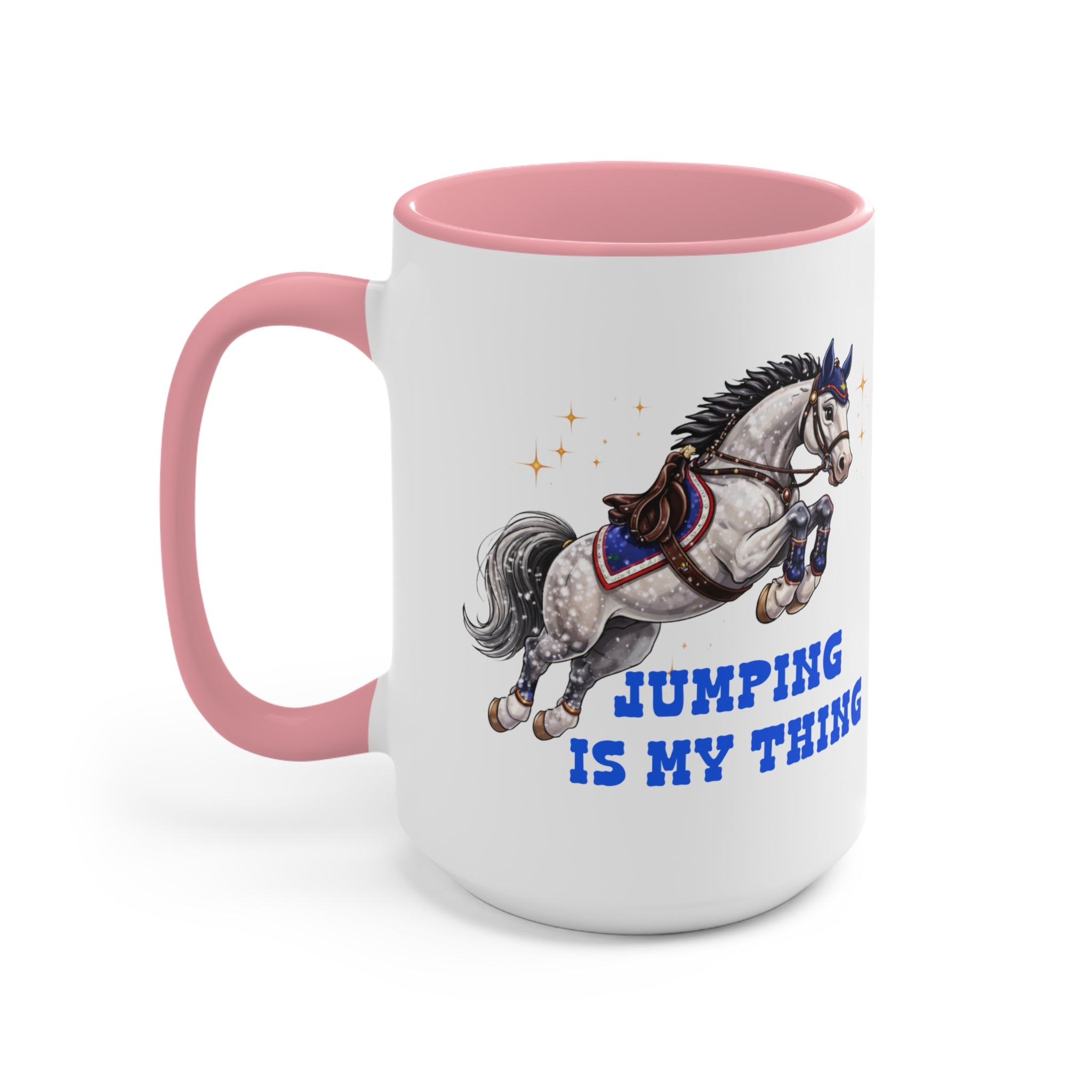 'Jumping Is My Thing' Equestrian Themed Mug